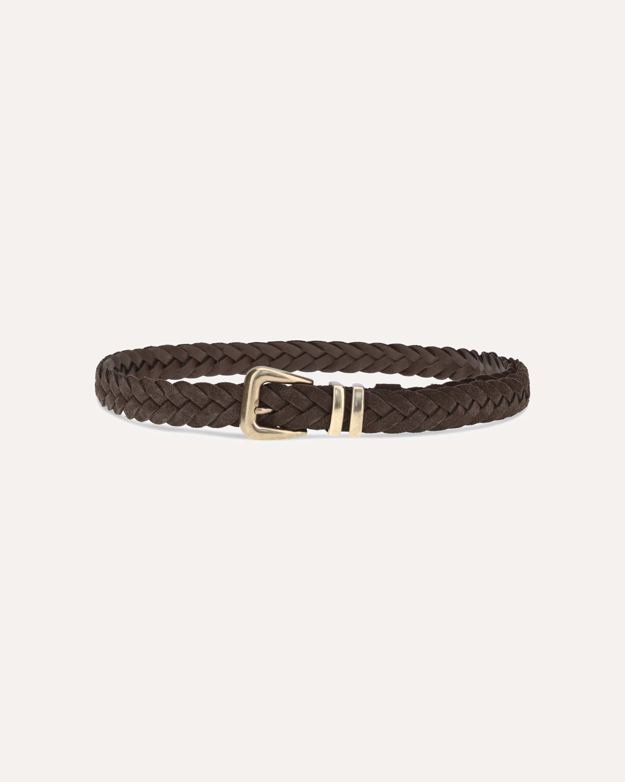 Brunello Cucinelli Brunello Cucinelli Leather Woven Belt