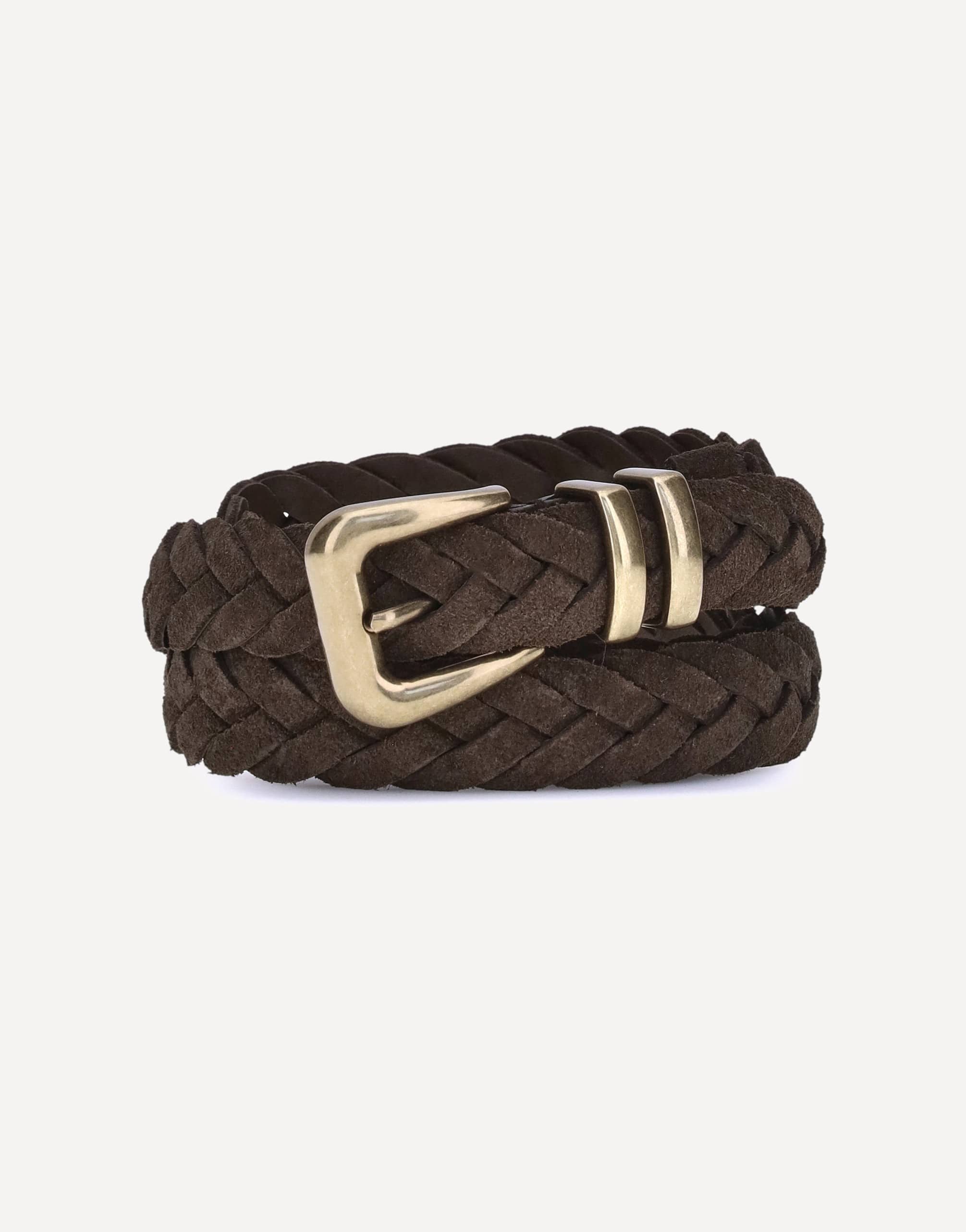 Brunello Cucinelli Brunello Cucinelli Leather Woven Belt