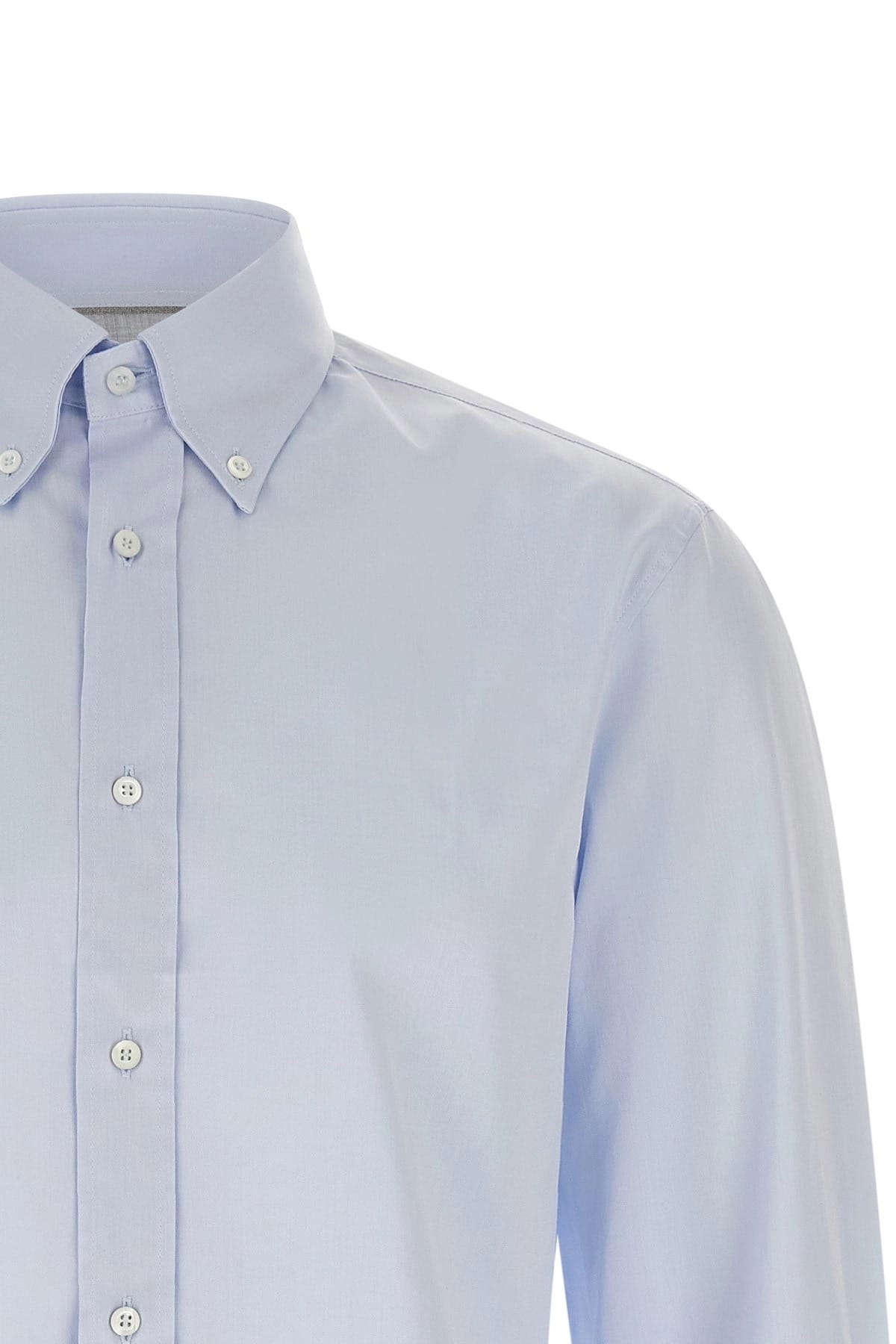 Brunello Cucinelli Brunello Cucinelli Light Blue Button-Down Shirt