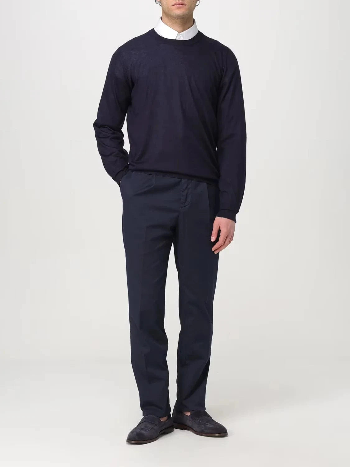 Brunello Cucinelli Lightweight Cashmere-Silk Blend Sweater