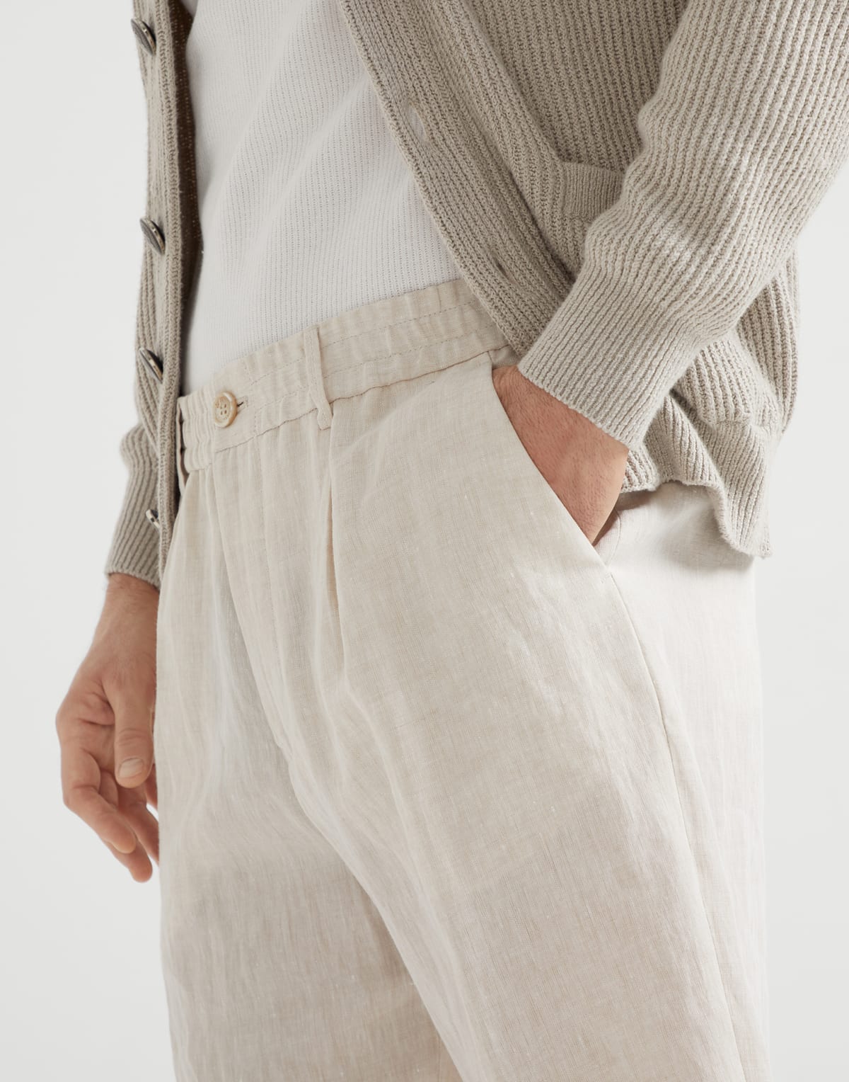Brunello Cucinelli Linen Bermuda Shorts