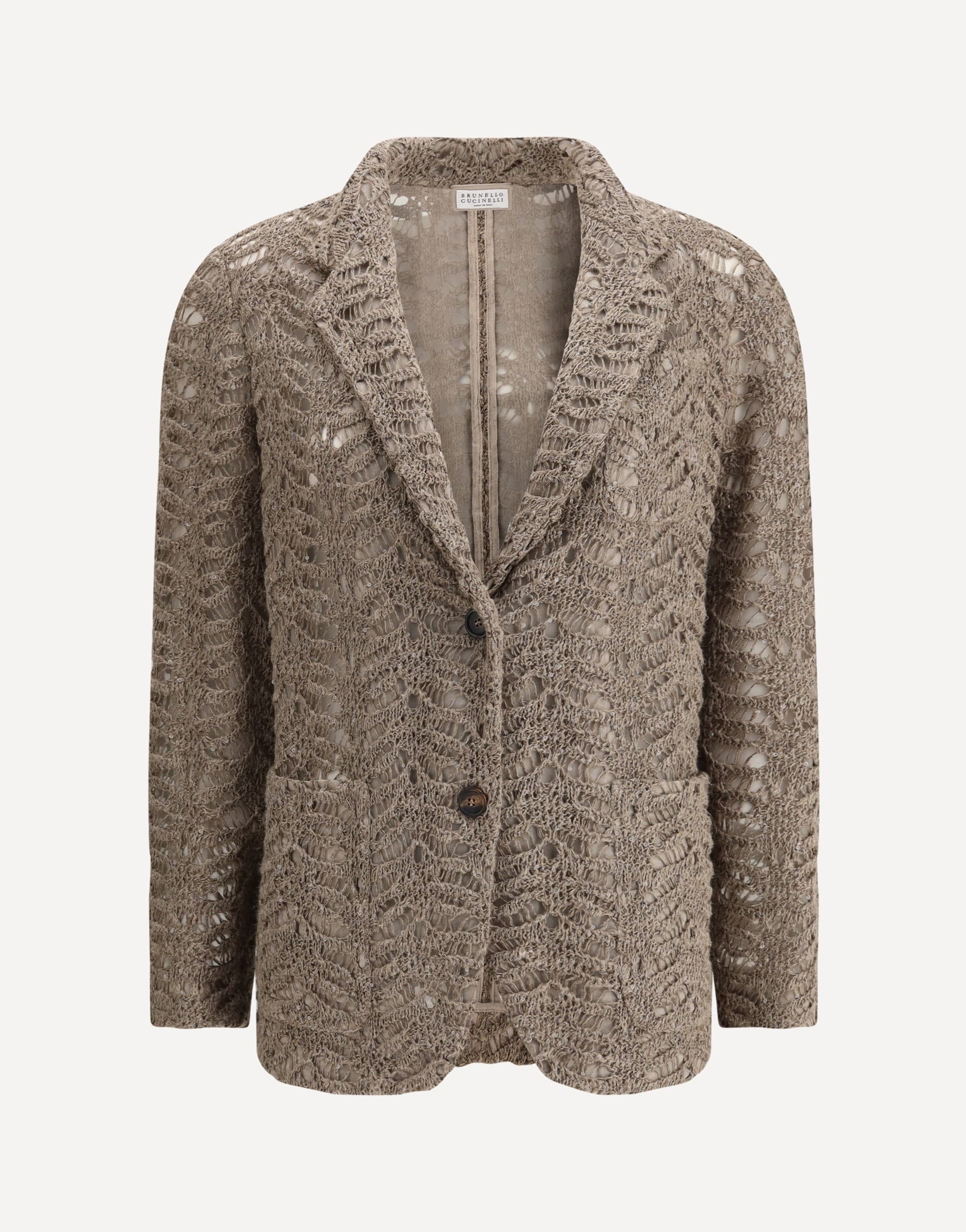 Brunello Cucinelli Brunello Cucinelli Linen Blazer With Silk Lining