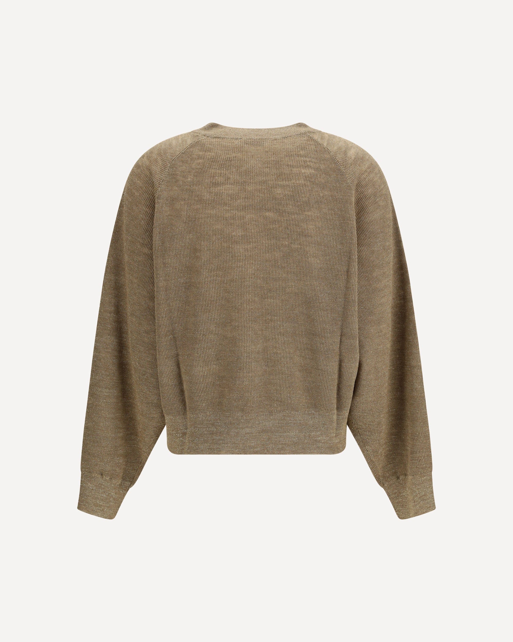 Linnenmix cardigan met lurex-effect - alternate view