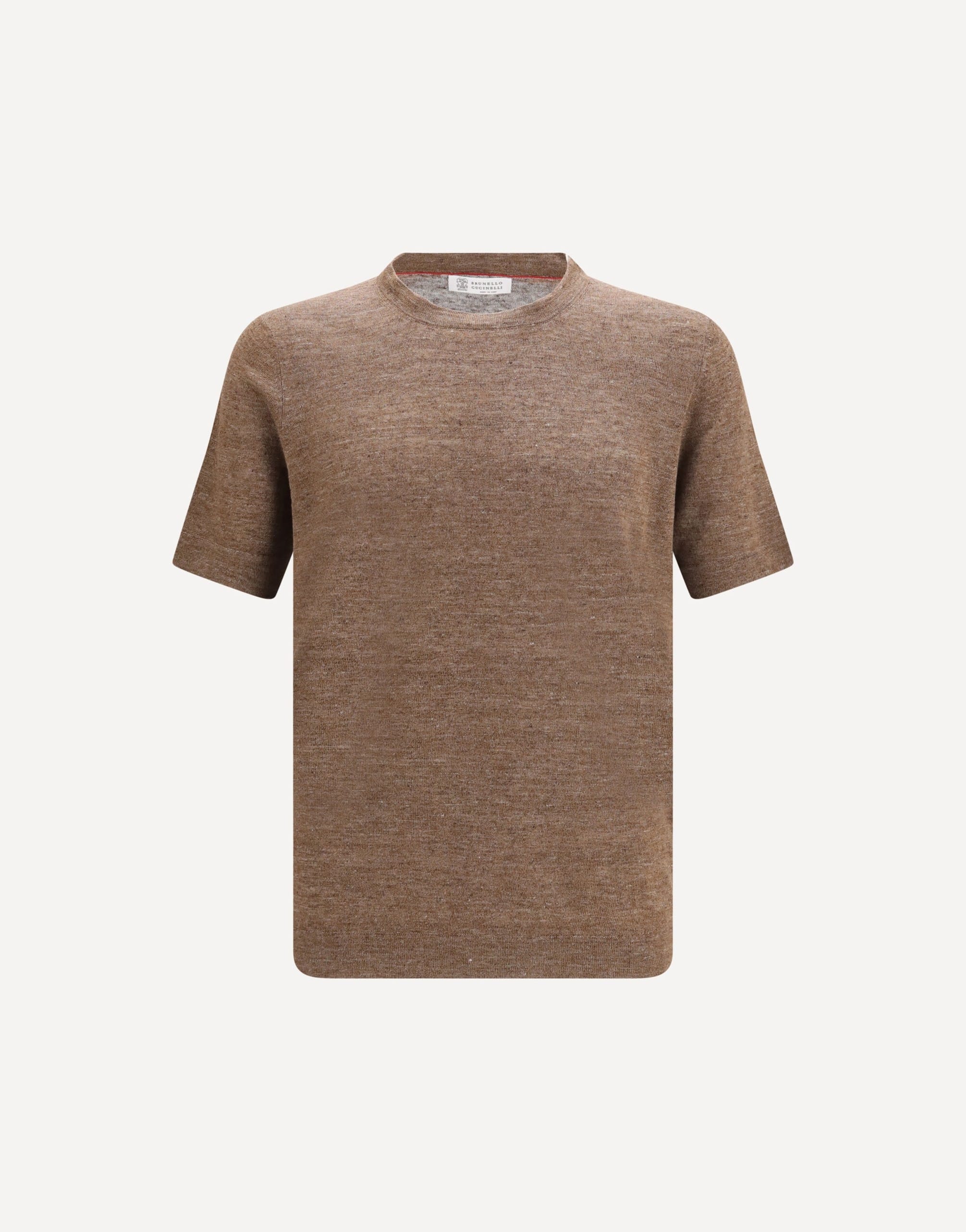 Brunello Cucinelli Brunello Cucinelli Linen Cotton Crewneck T-Shirt