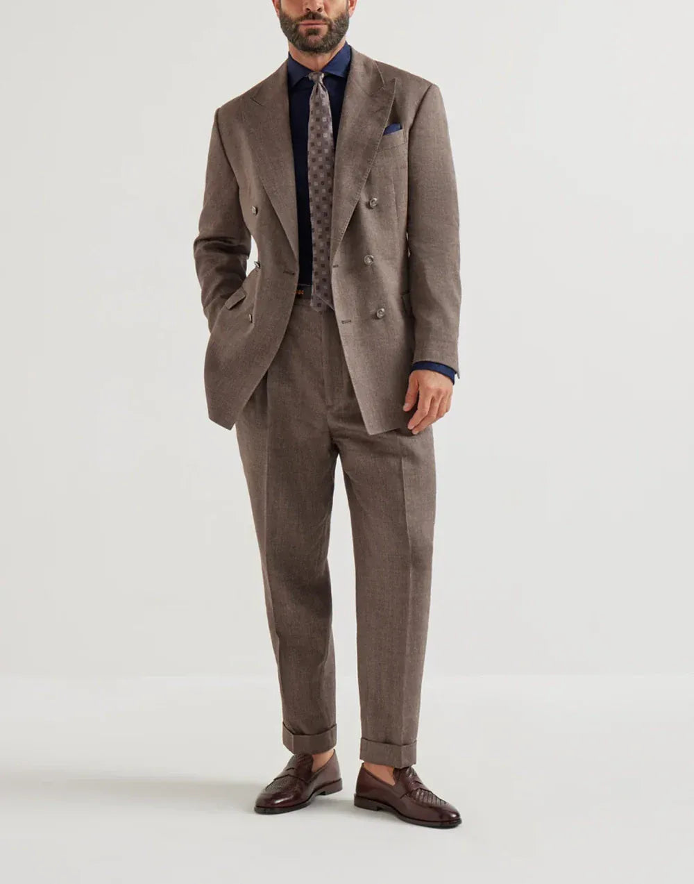 Brunello Cucinelli Linen-Cotton Mélange Jersey Shirt