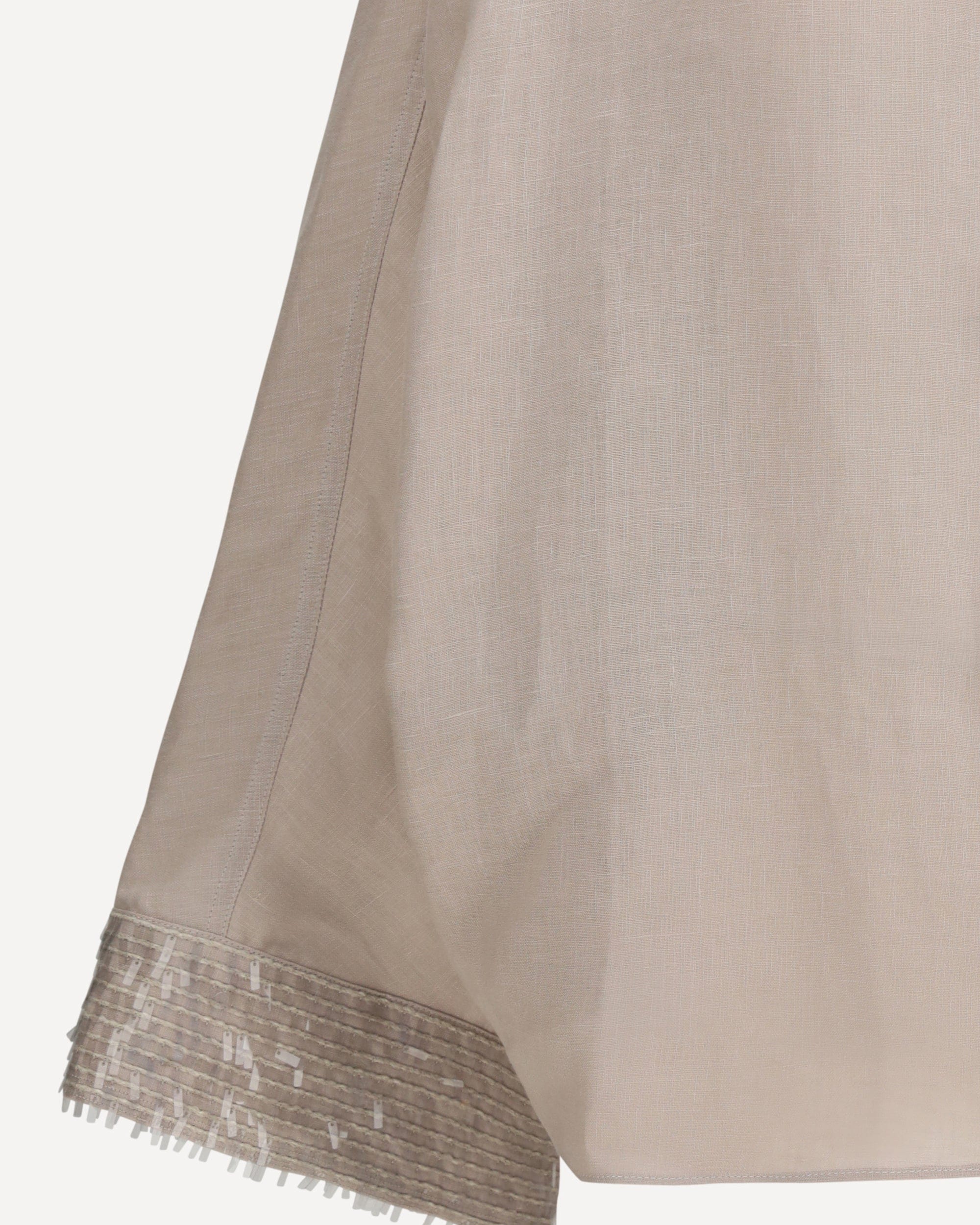 Brunello Cucinelli Linen Long Sleeve Shirt