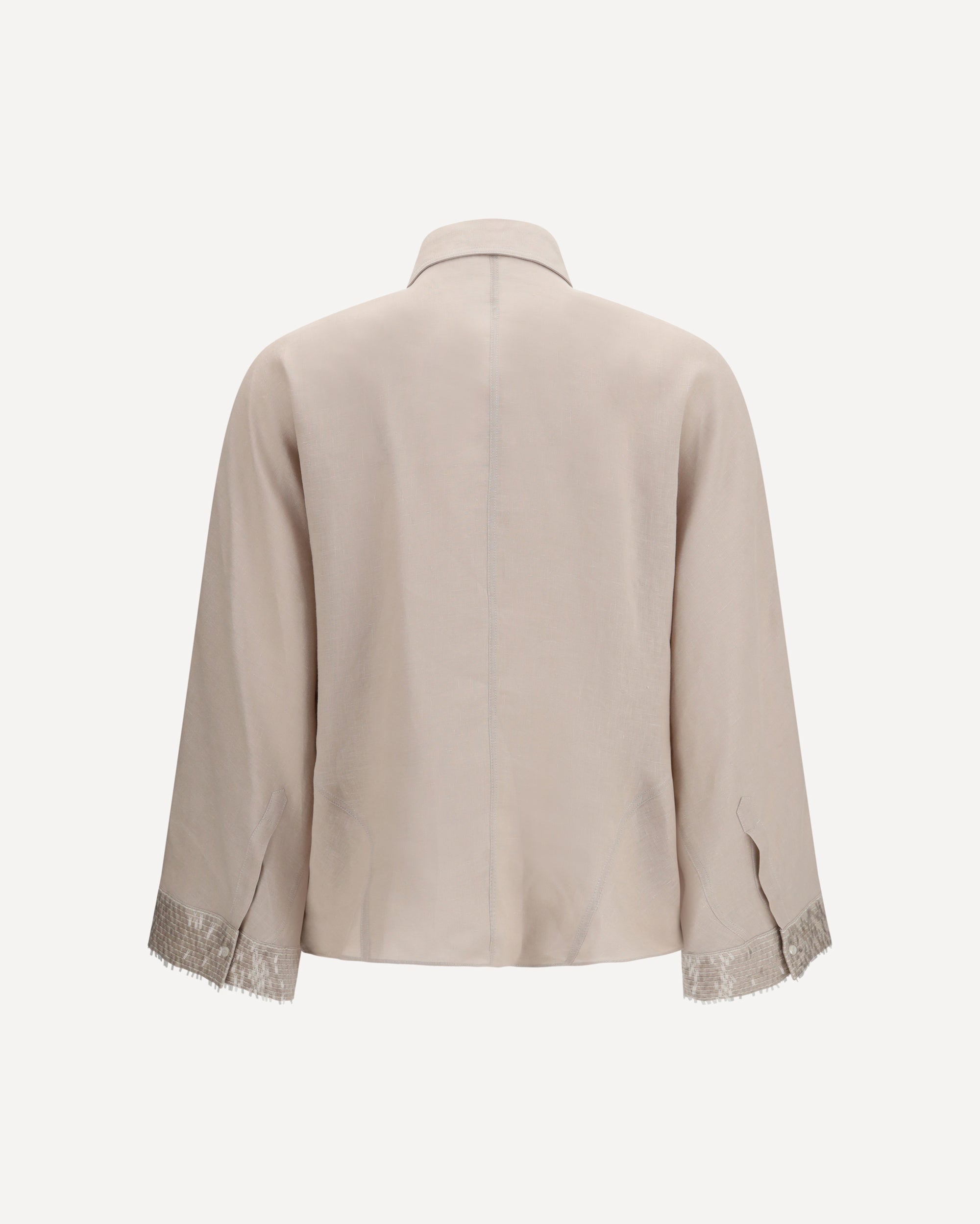 Brunello Cucinelli Linen Long Sleeve Shirt
