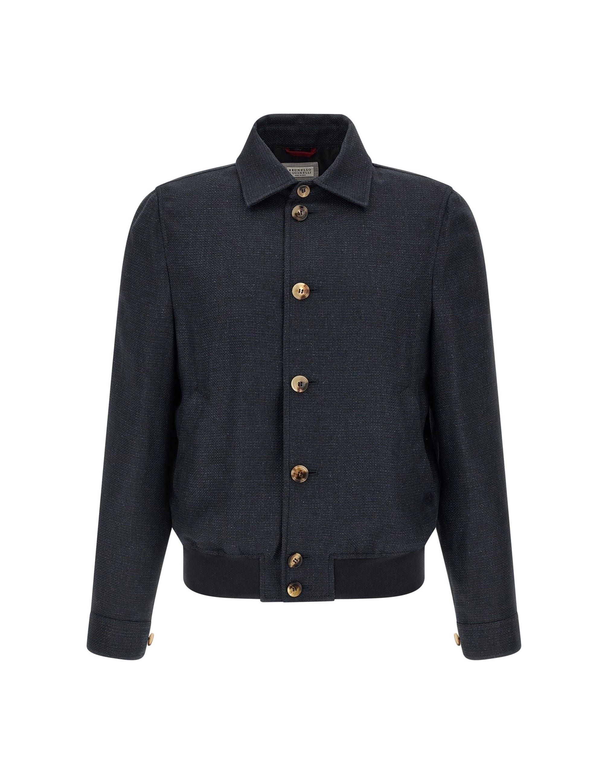 Brunello Cucinelli Brunello Cucinelli Linen Silk Blend Jacket