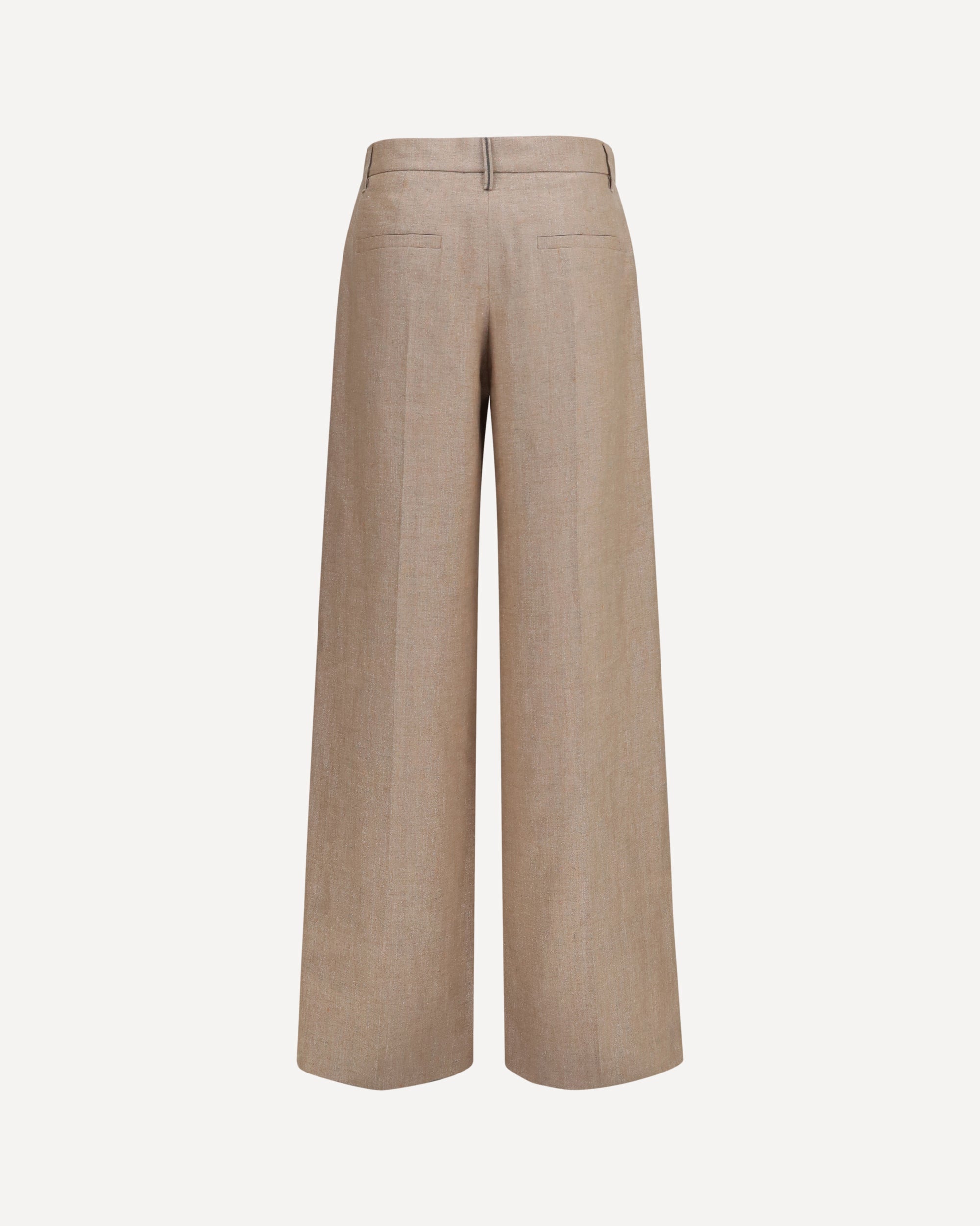 Brunello Cucinelli Leinenhose mit weitem Schnitt - alternate view