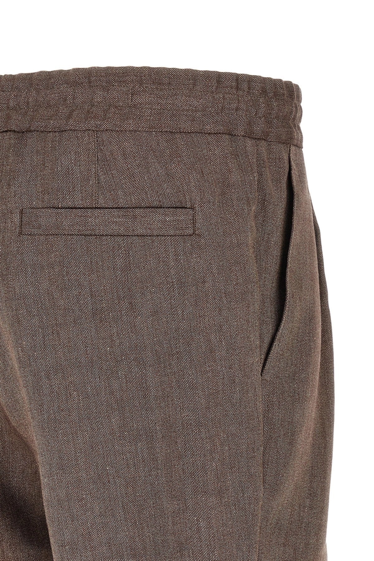Brunello Cucinelli Linen Wool Bermuda Shorts