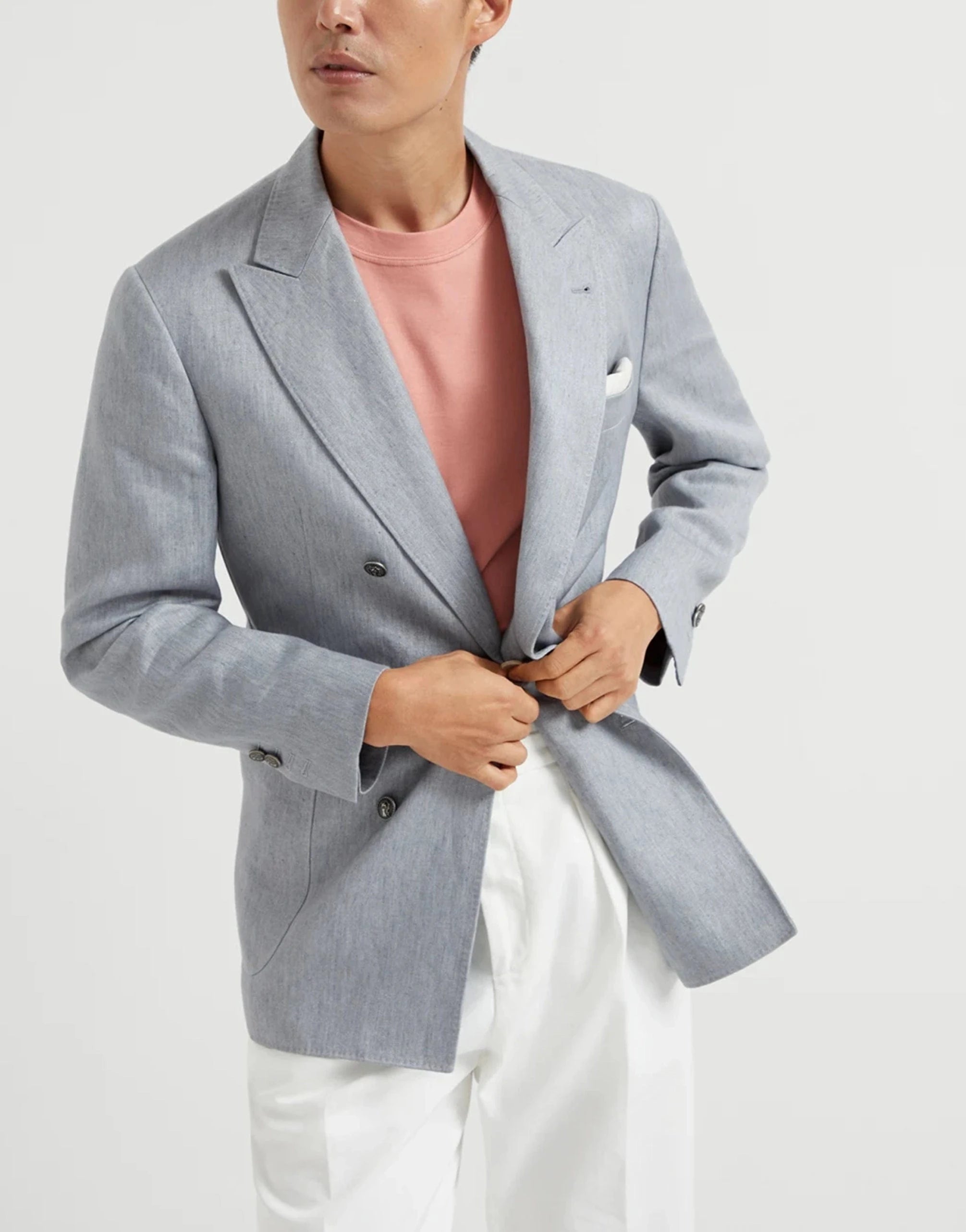 Brunello Cucinelli Logo Cotton Jersey T-Shirt