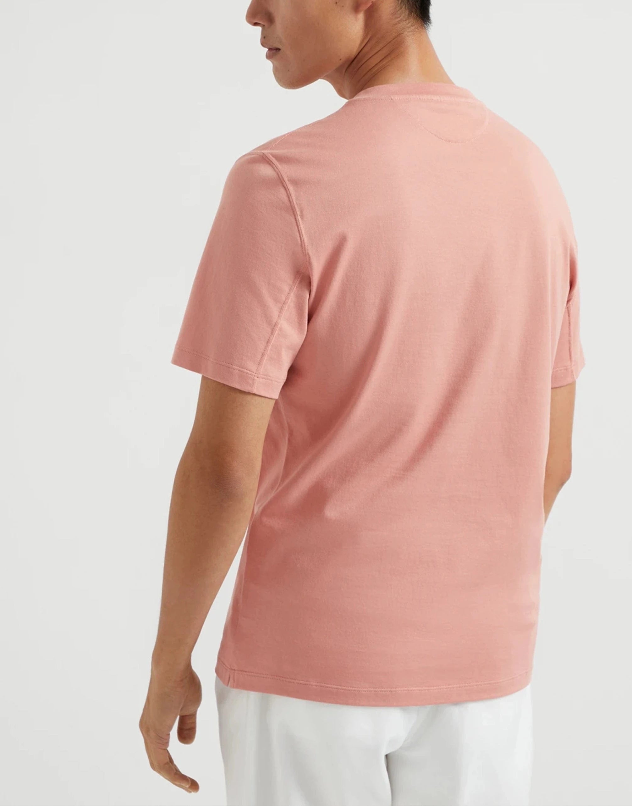 Brunello Cucinelli Logo Cotton Jersey T-Shirt