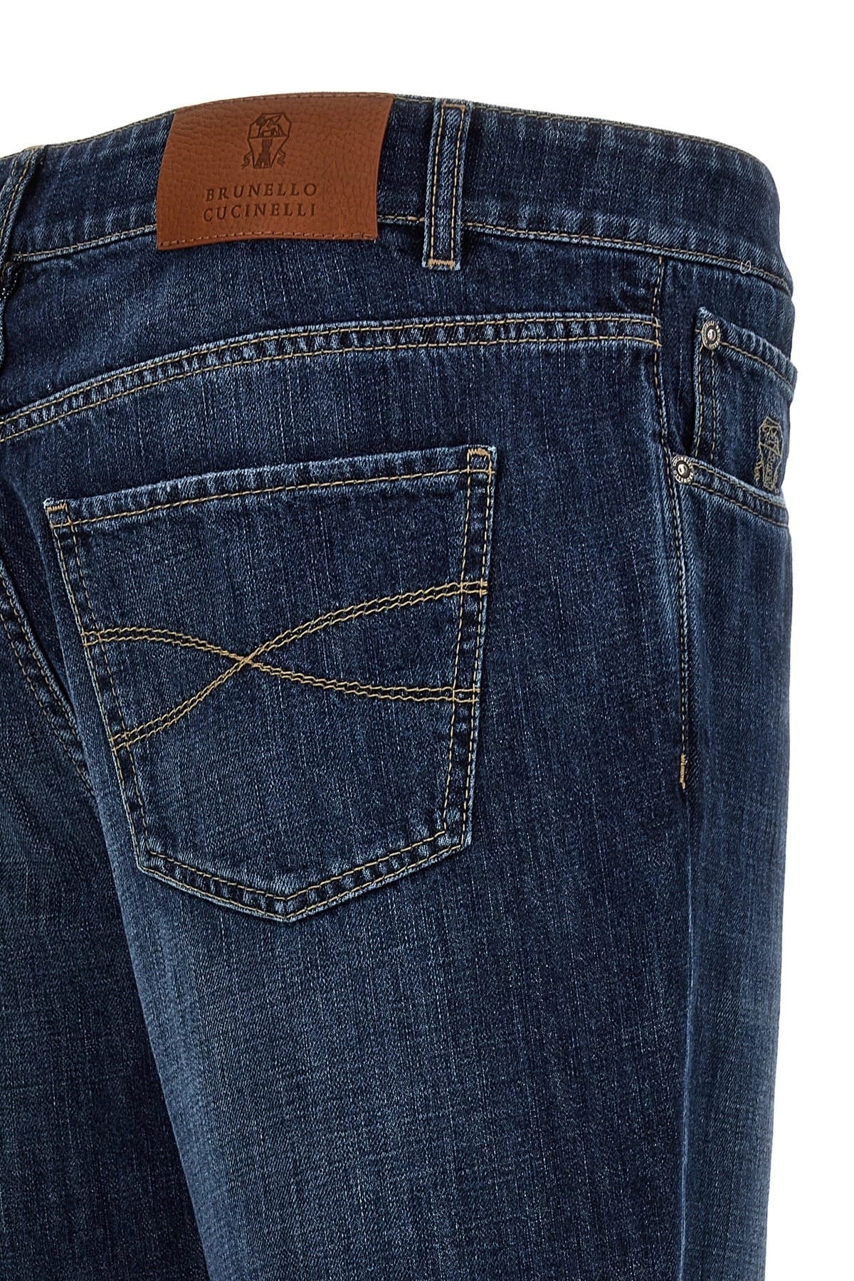 Brunello Cucinelli Brunello Cucinelli Logo Embroidery Jeans