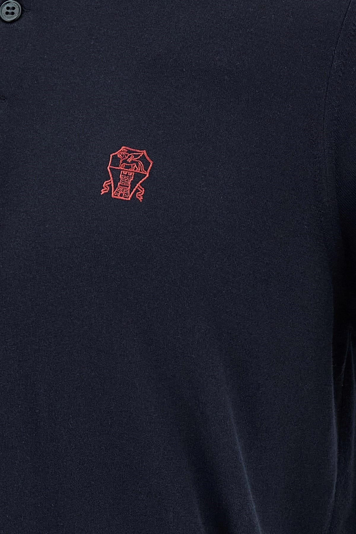 Brunello Cucinelli Brunello Cucinelli Logo Embroidery Polo Shirt