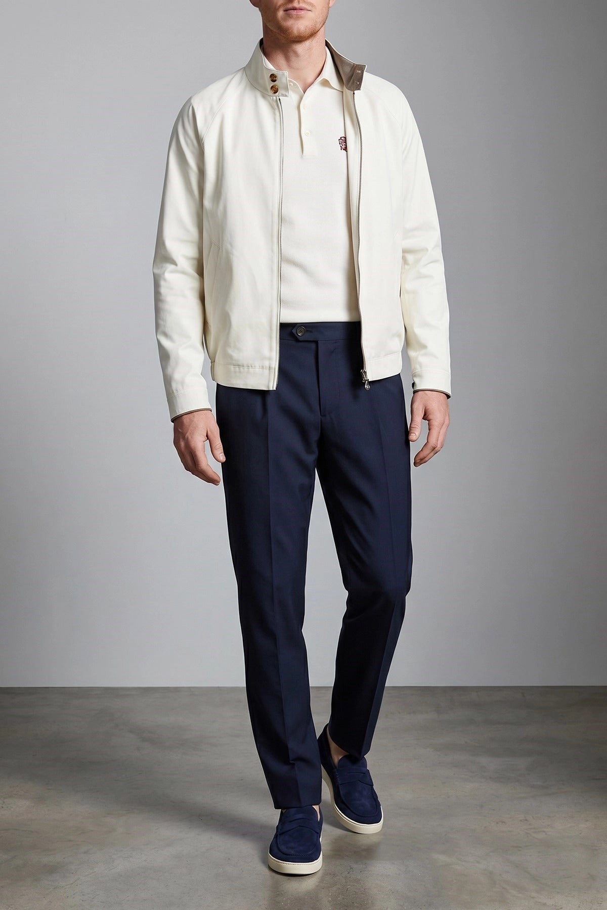 Brunello Cucinelli Logo Embroidery Polo Shirt - alternate view