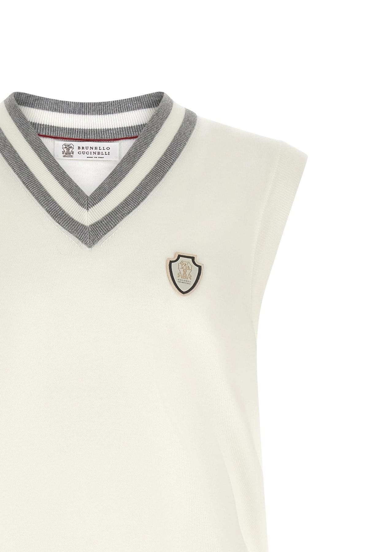 Brunello Cucinelli Brunello Cucinelli Logo Patch Vest