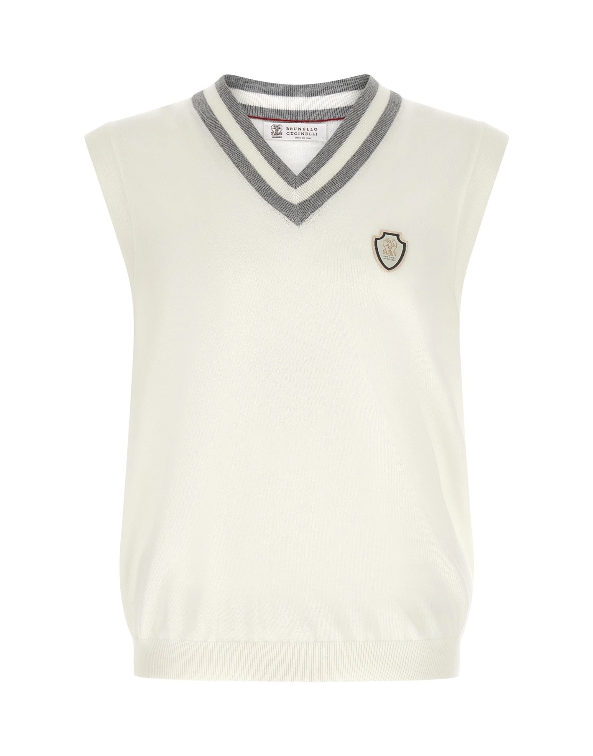 Brunello Cucinelli Brunello Cucinelli Logo Patch Vest