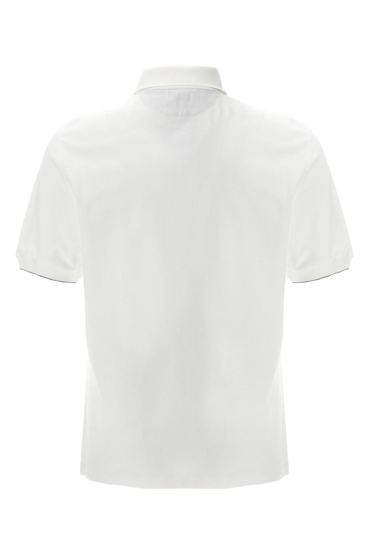 Brunello Cucinelli Brunello Cucinelli Logo Piqué Polo Shirt