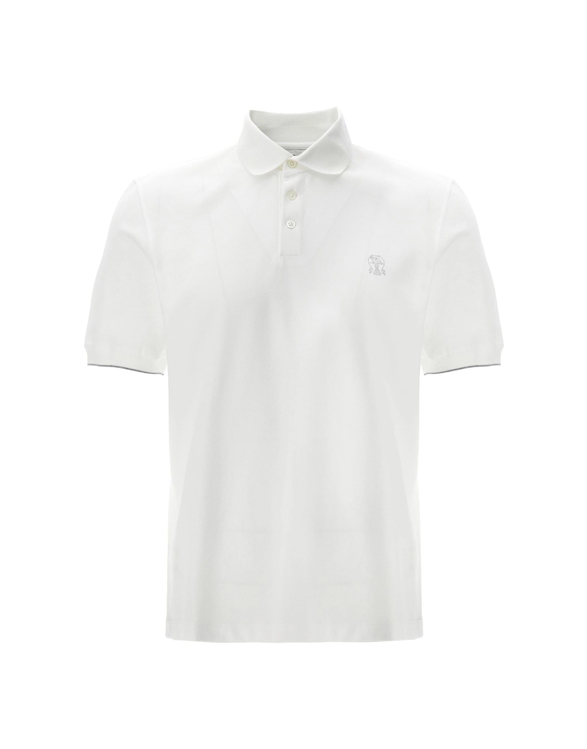 Brunello Cucinelli Brunello Cucinelli Logo Piqué Polo Shirt