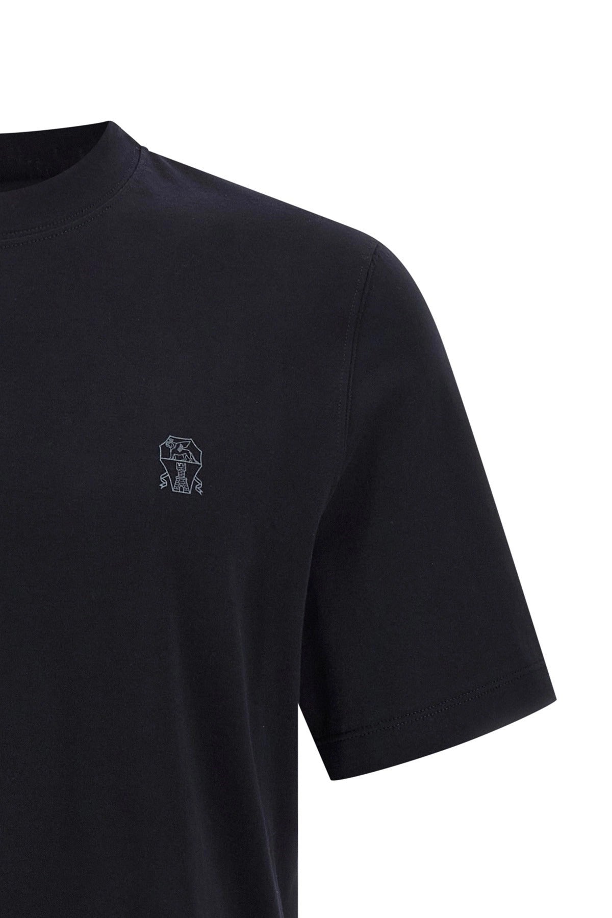 T-shirt à logo imprimé Brunello Cucinelli