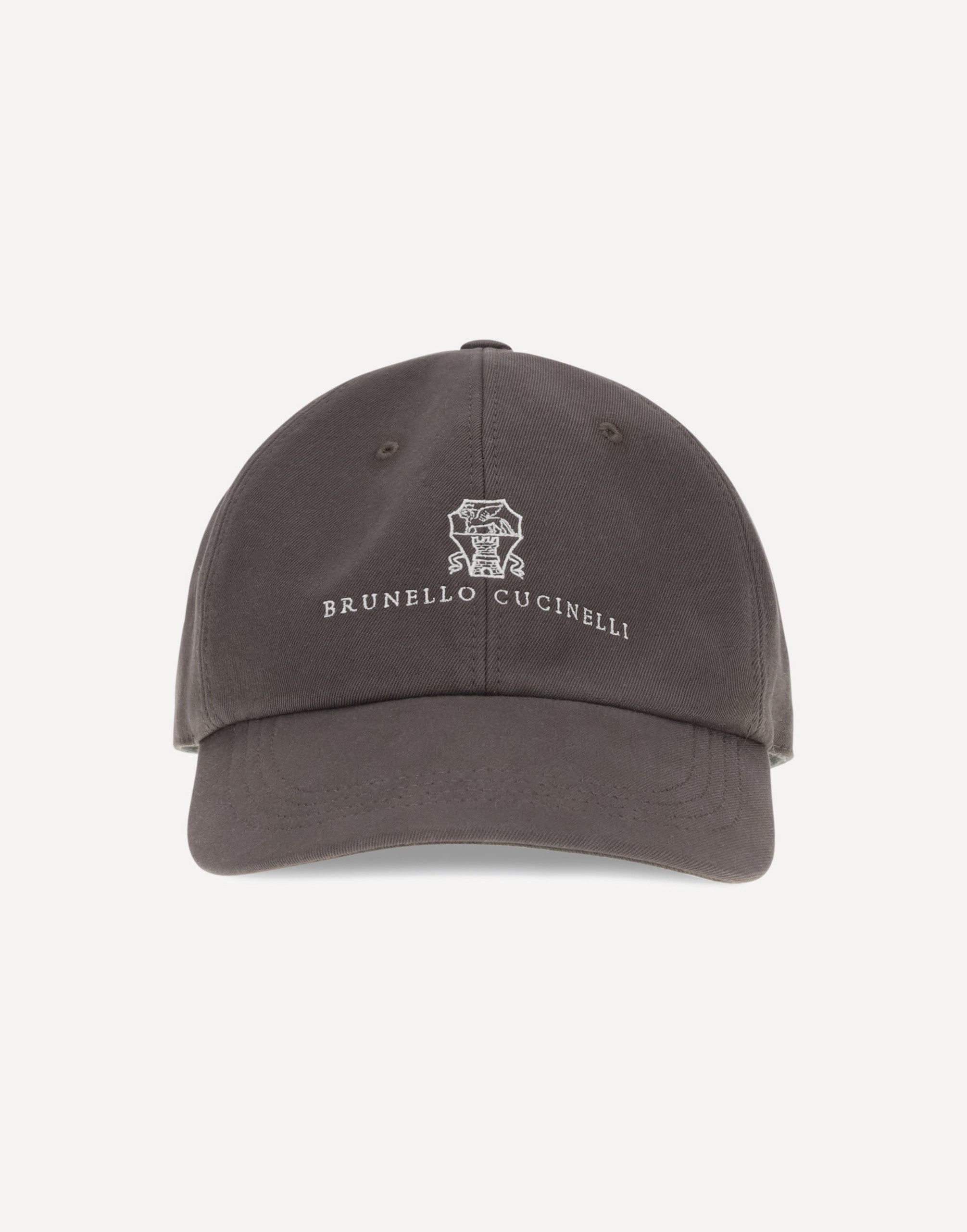 Gorra de béisbol con logo Brunello Cucinelli