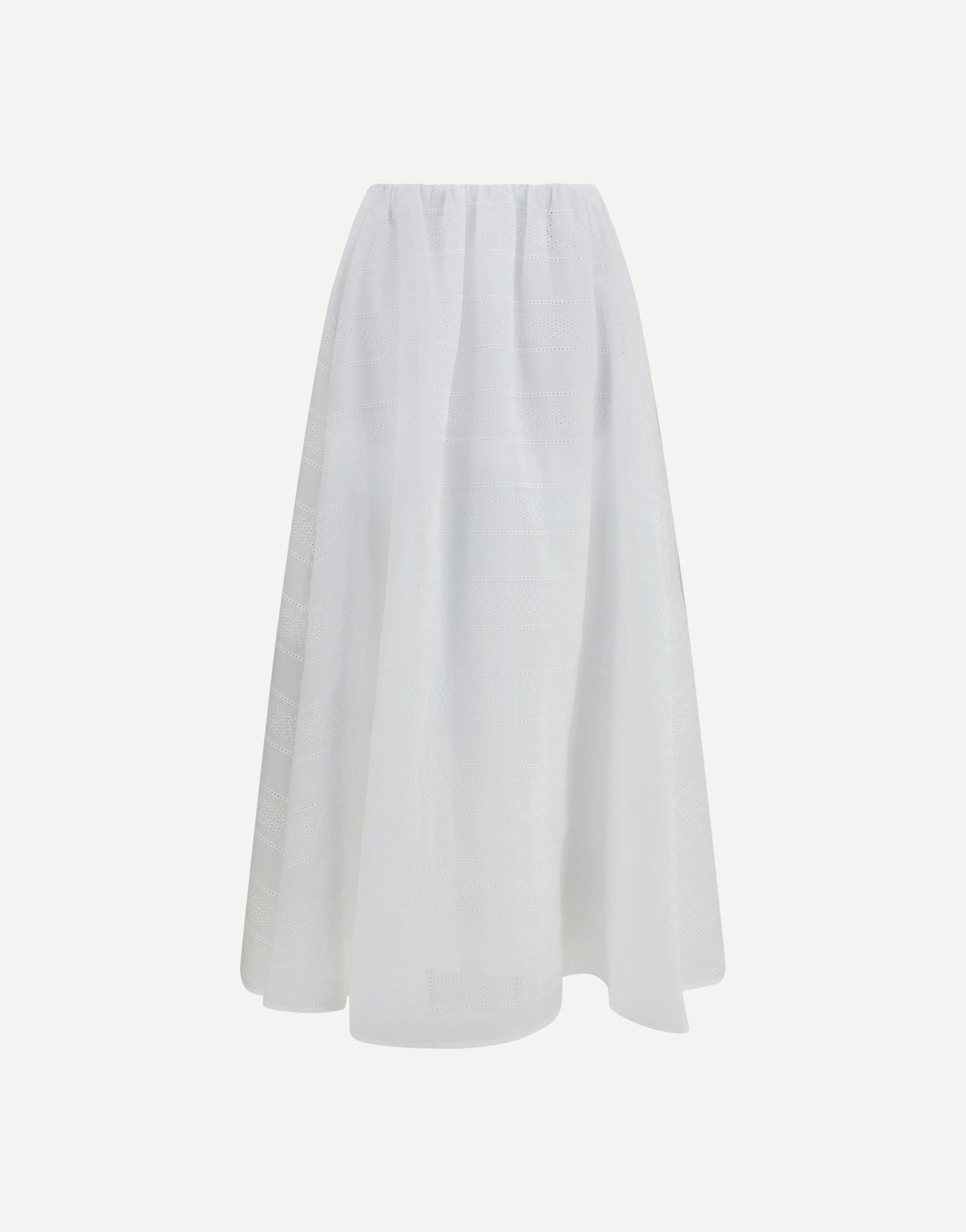Brunello Cucinelli Brunello Cucinelli Long Broderie Anglaise Skirt