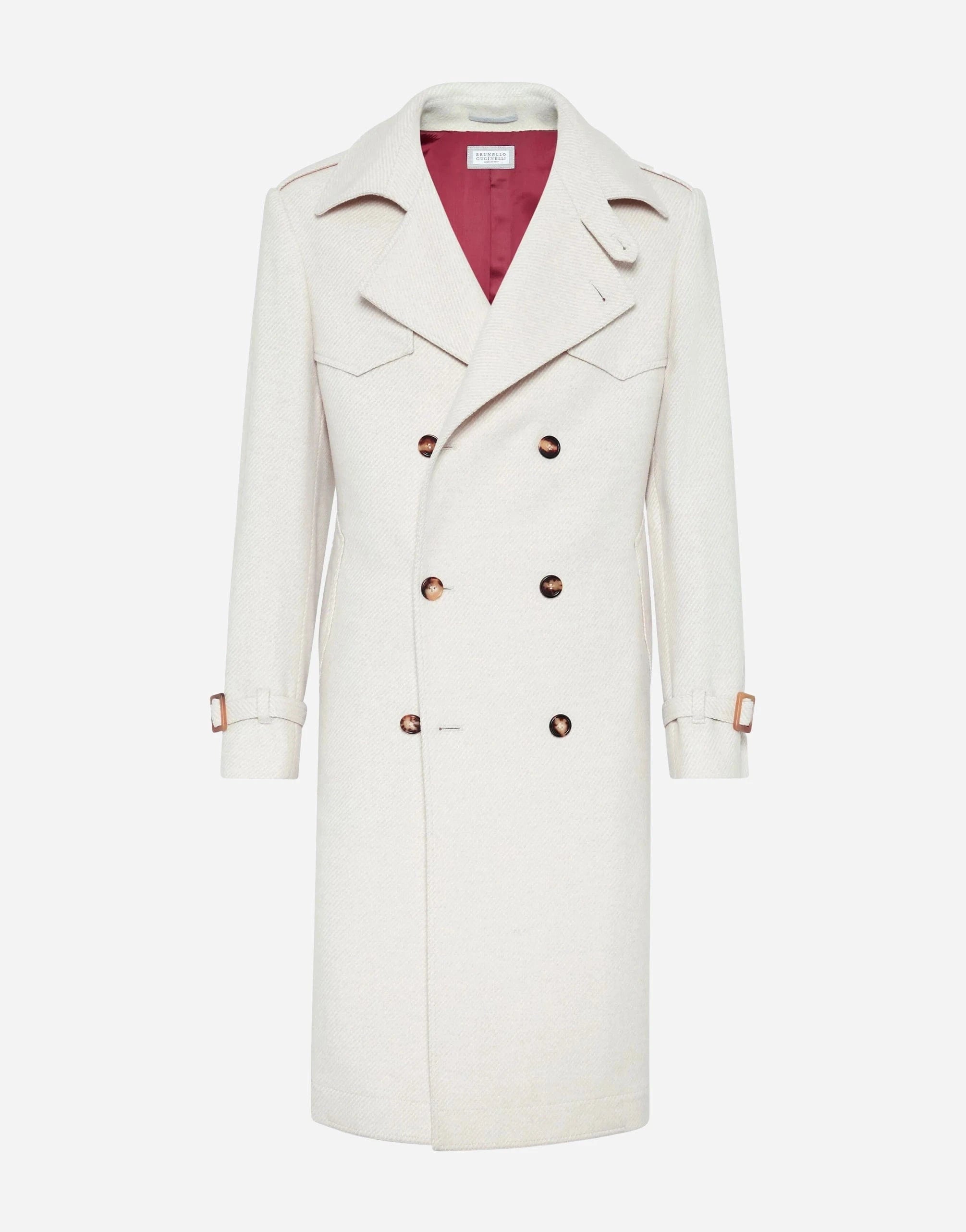 Brunello Cucinelli Long Double-Breasted Coat