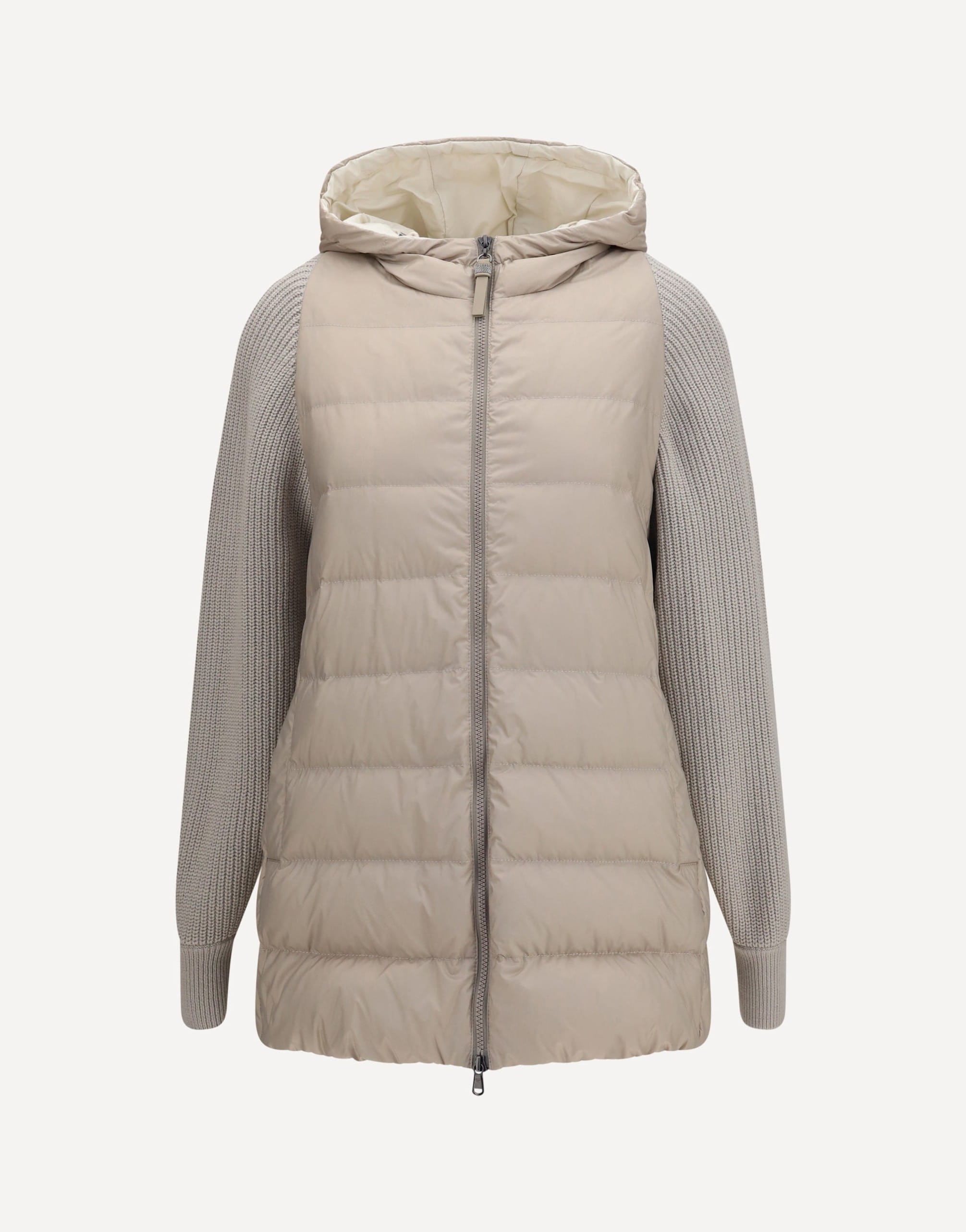 Brunello Cucinelli Brunello Cucinelli Long Monili Chain Puffer Jacket