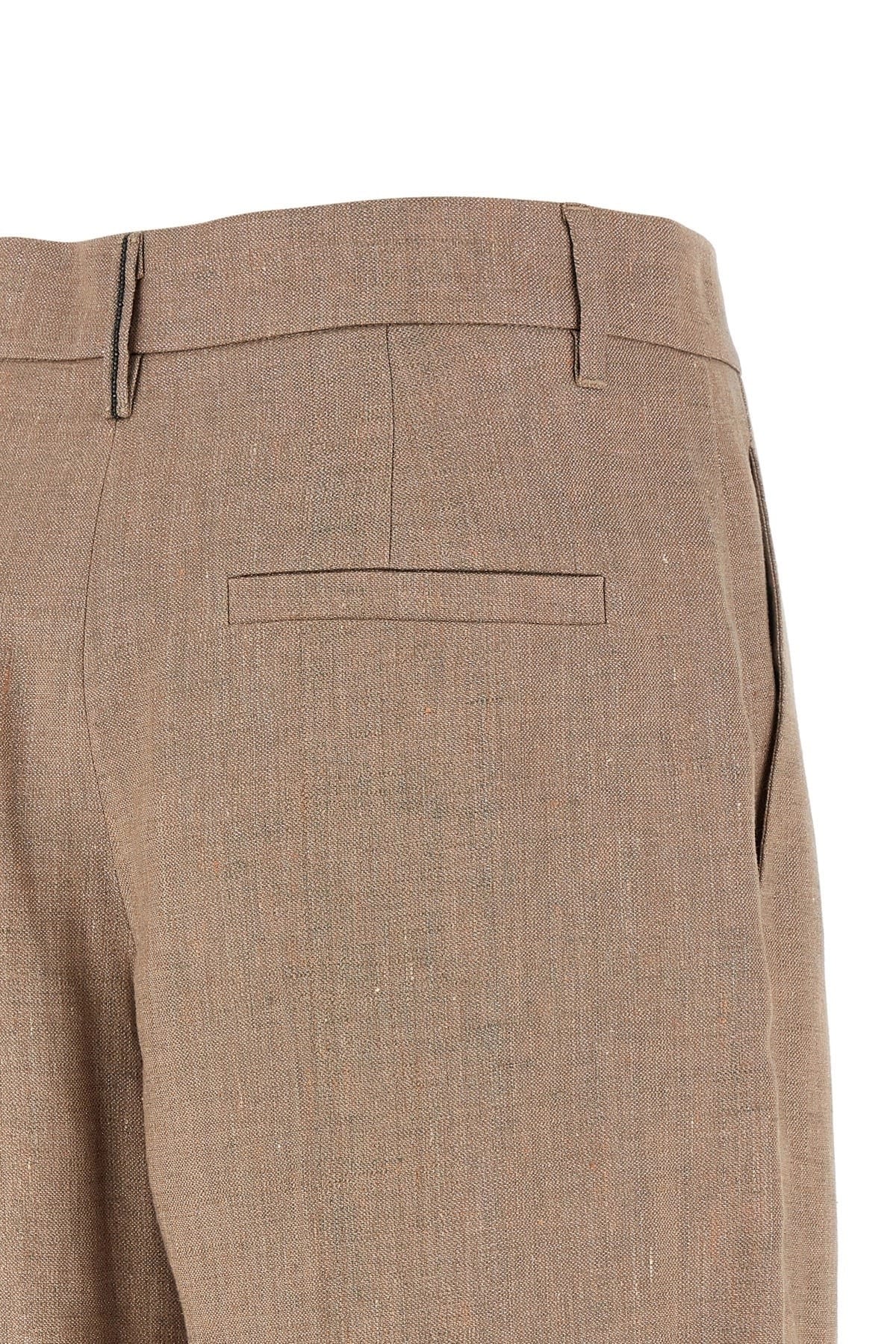 Brunello Cucinelli Brunello Cucinelli Loose Pleated Flared Pants