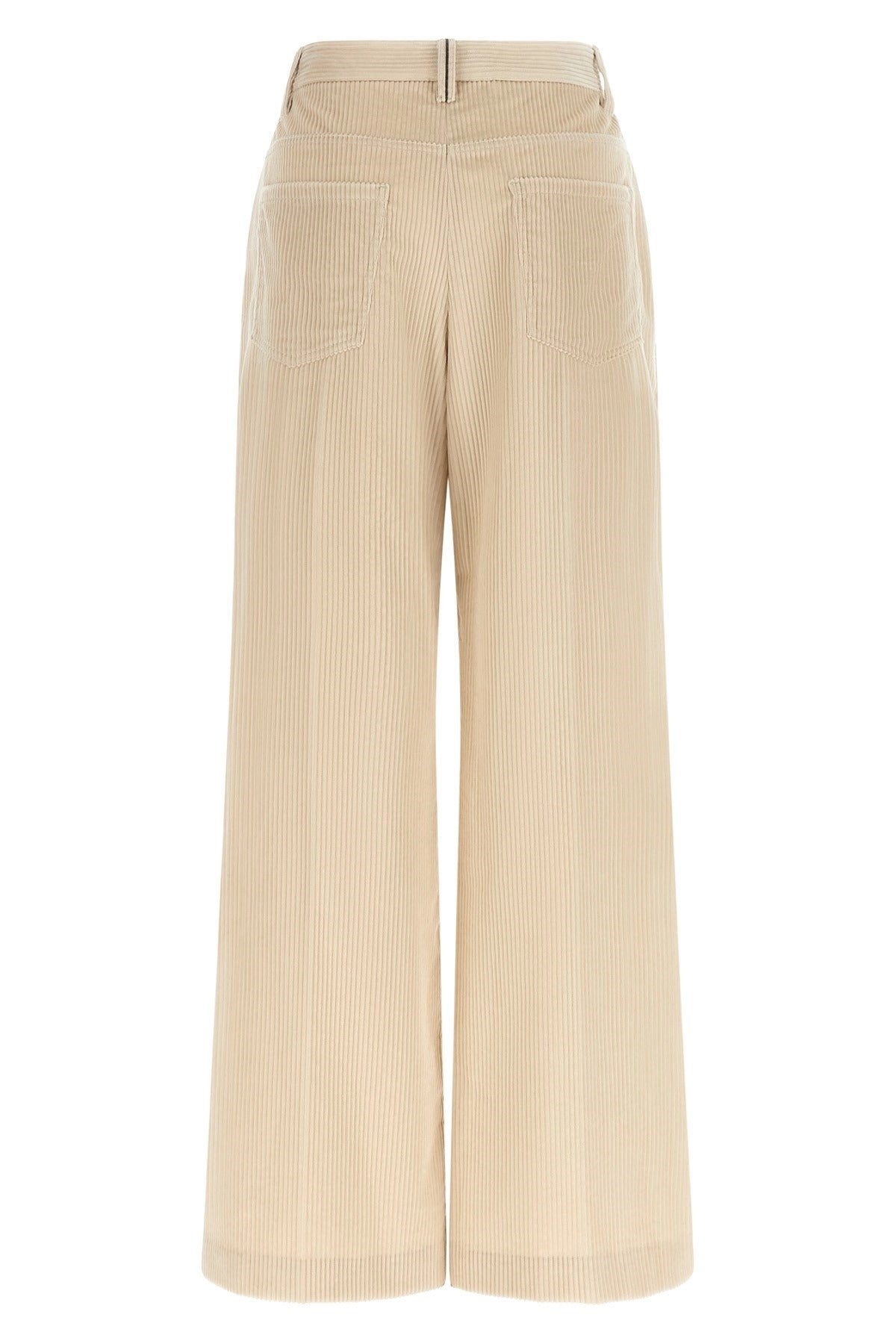Brunello Cucinelli Locker geschnittene Cordhose mit weitem Bein