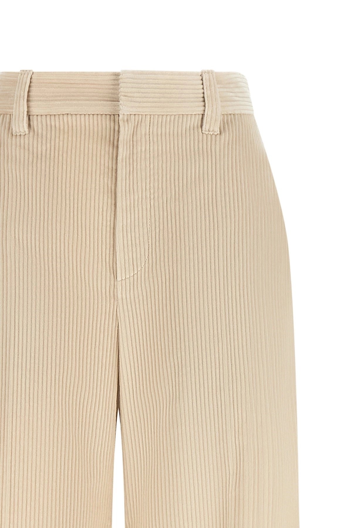 Brunello Cucinelli Locker geschnittene Cordhose mit weitem Bein