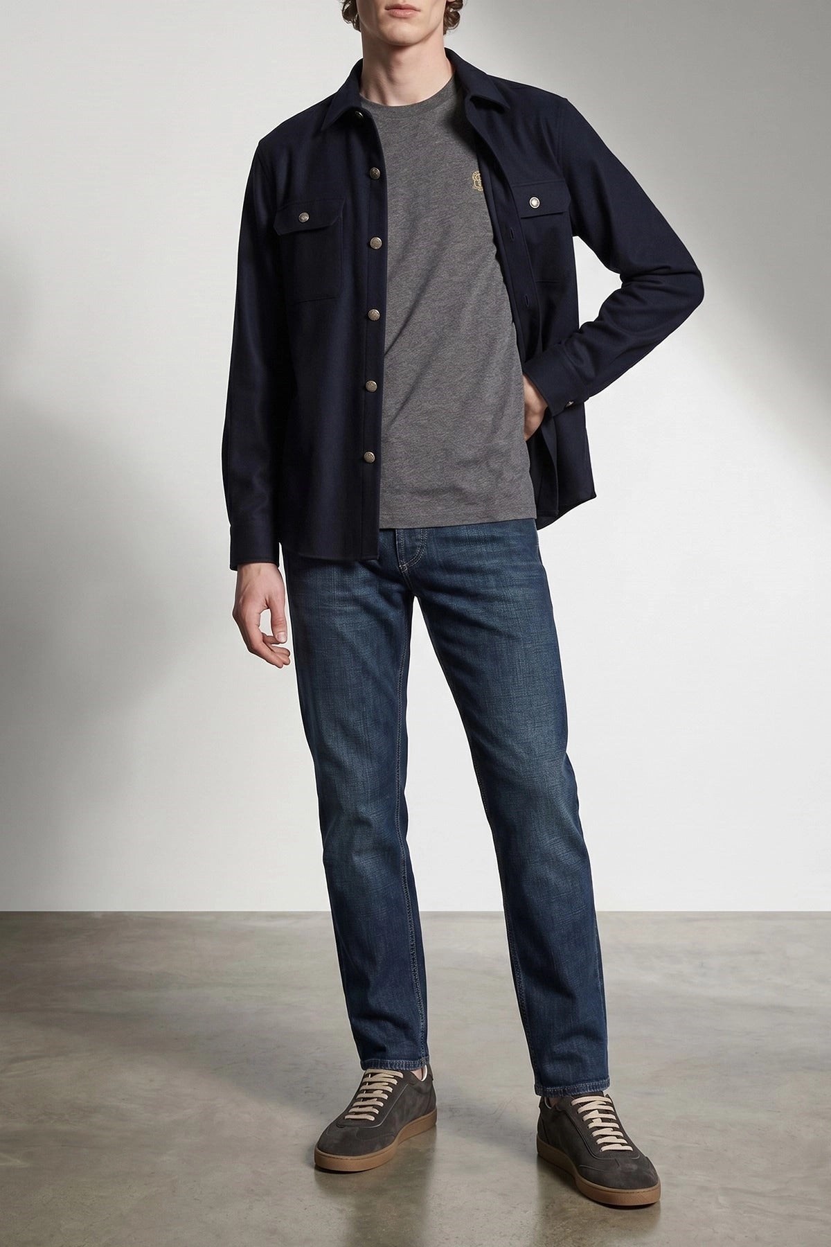 Brunello Cucinelli Low-Top Suede Sneakers