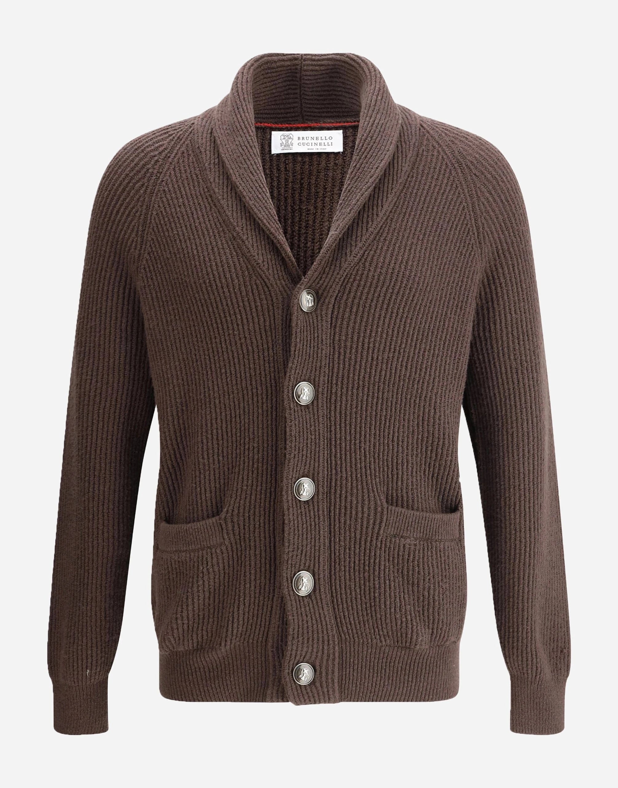 Brunello Cucinelli Malfilé Rib Cotton Cardigan