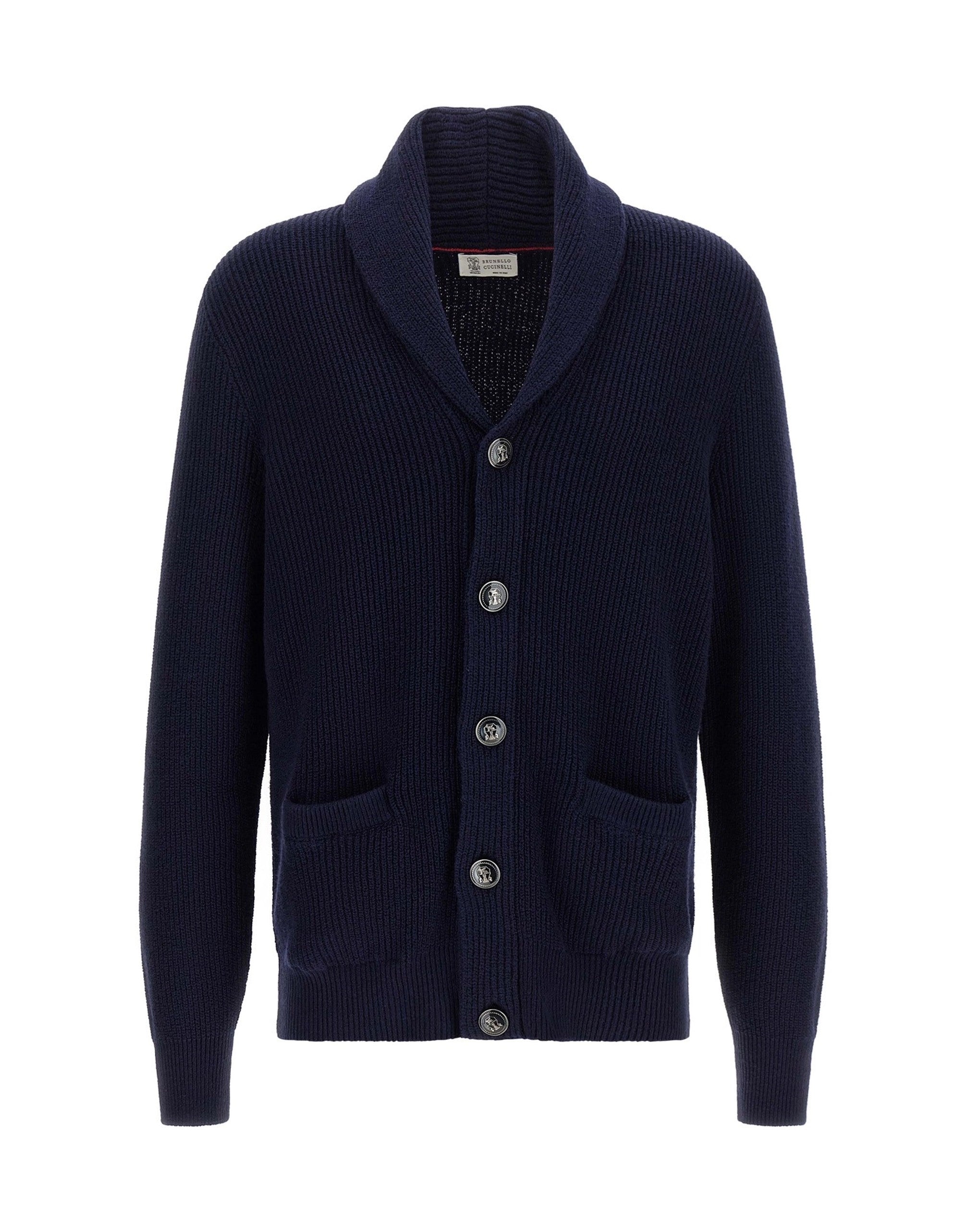 Brunello Cucinelli Malfilé Shawl-Neck Cotton Cardigan