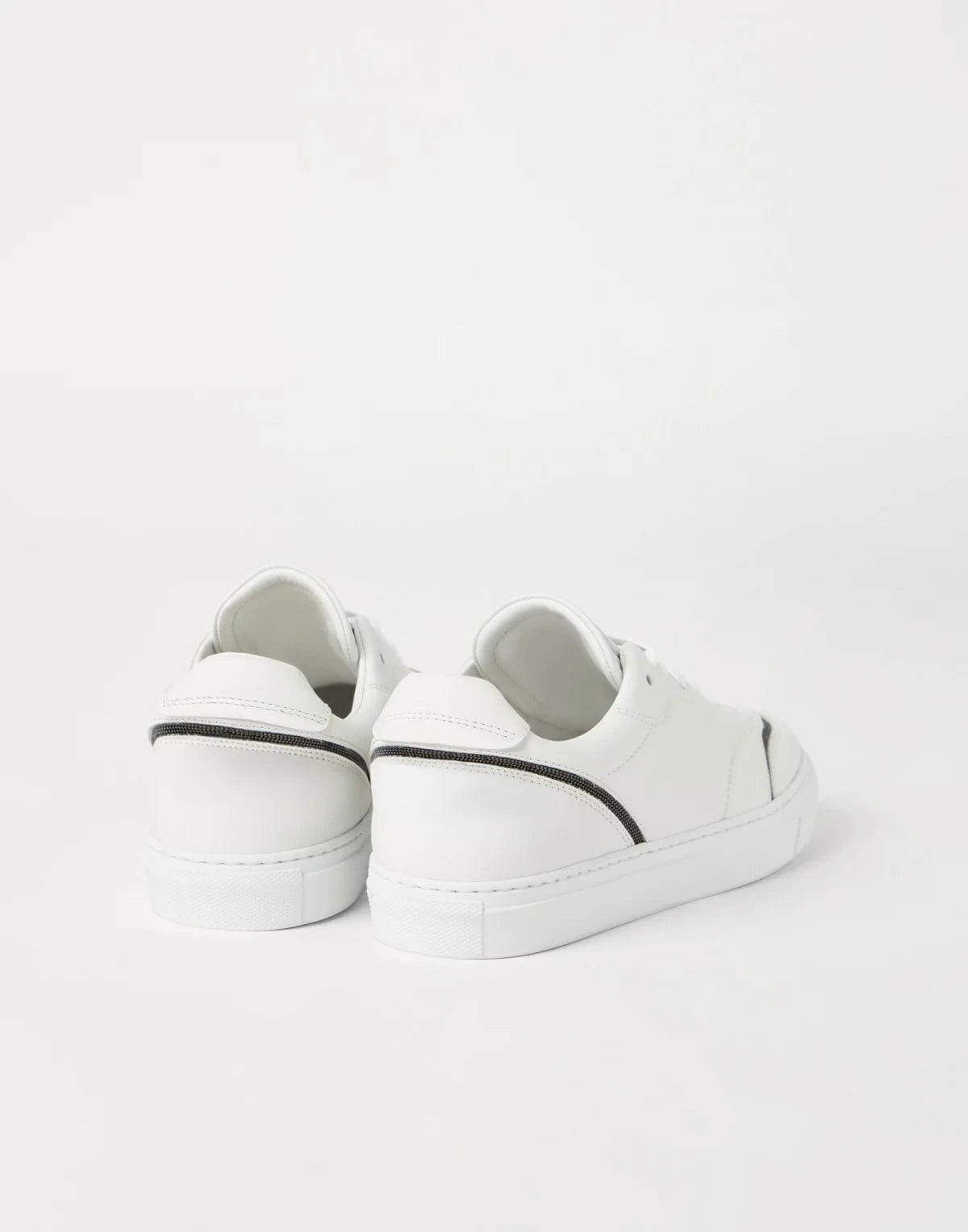 Brunello Cucinelli Matte Leather Monili Sneakers