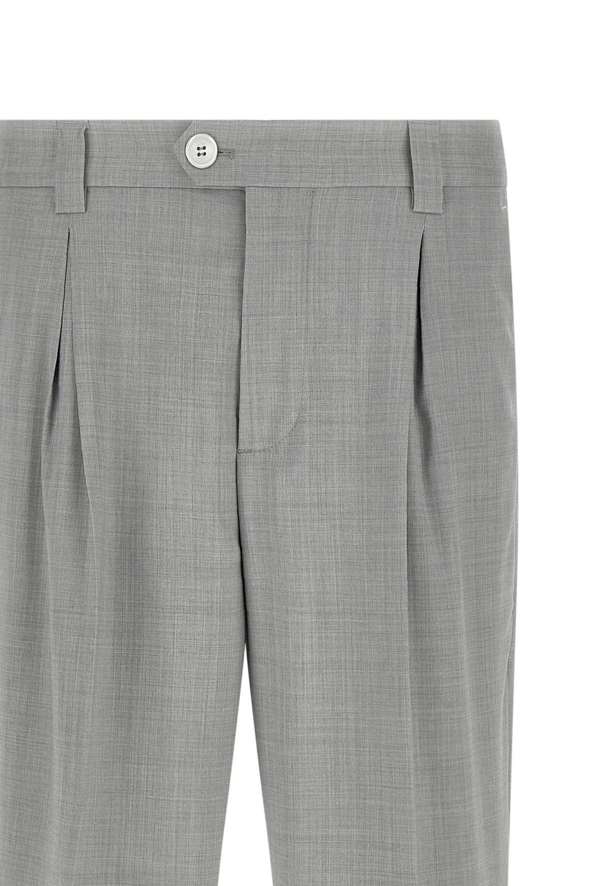 Brunello Cucinelli Mélange Wool Pants