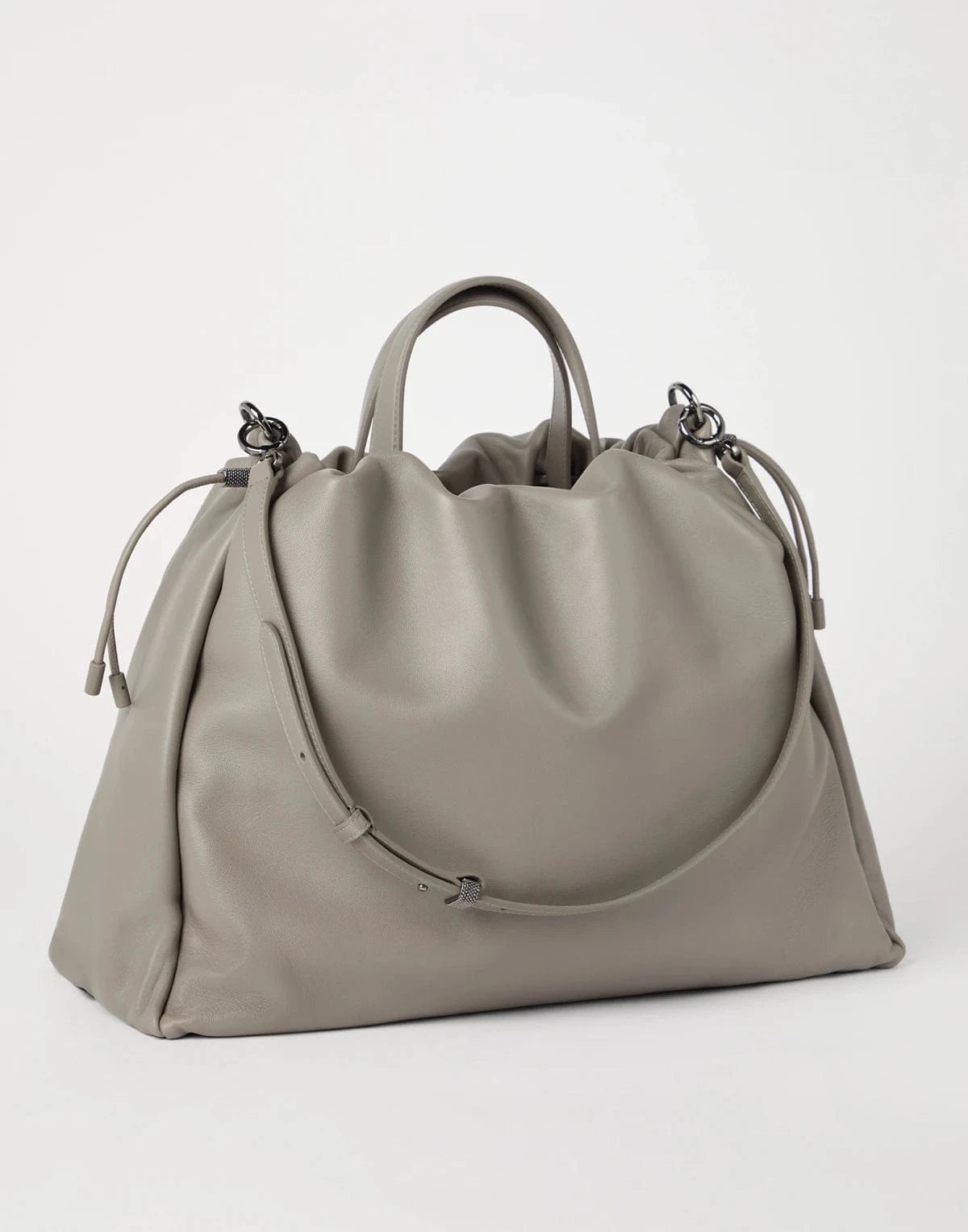 Brunello Cucinelli Mellow Large Monili Tote Bag