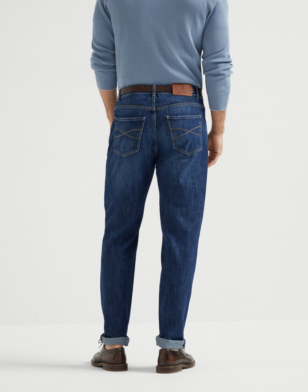 Brunello Cucinelli Mid-Rise Tapered Jeans