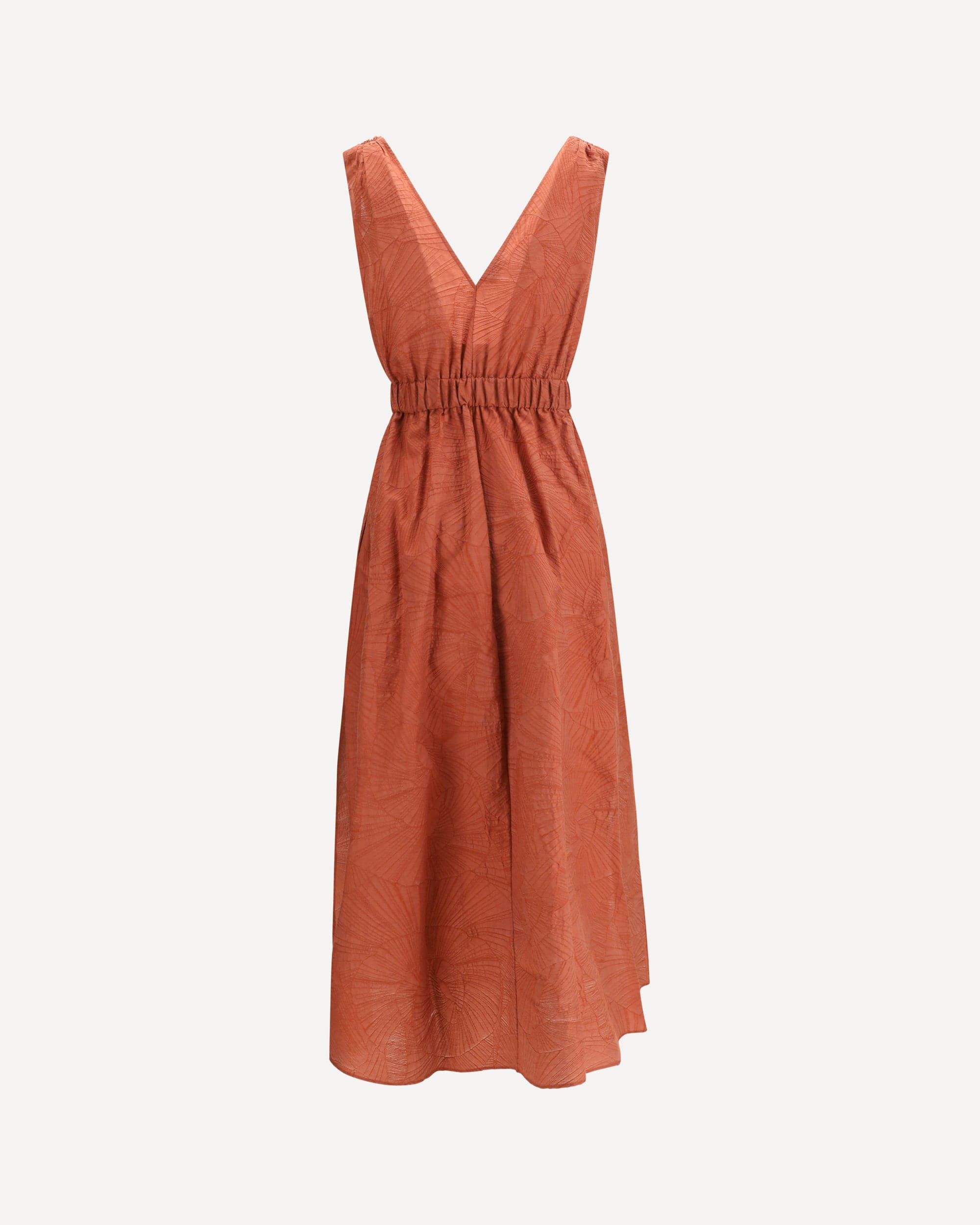 Brunello Cucinelli Midi Dress With Floral Motif - alternate view