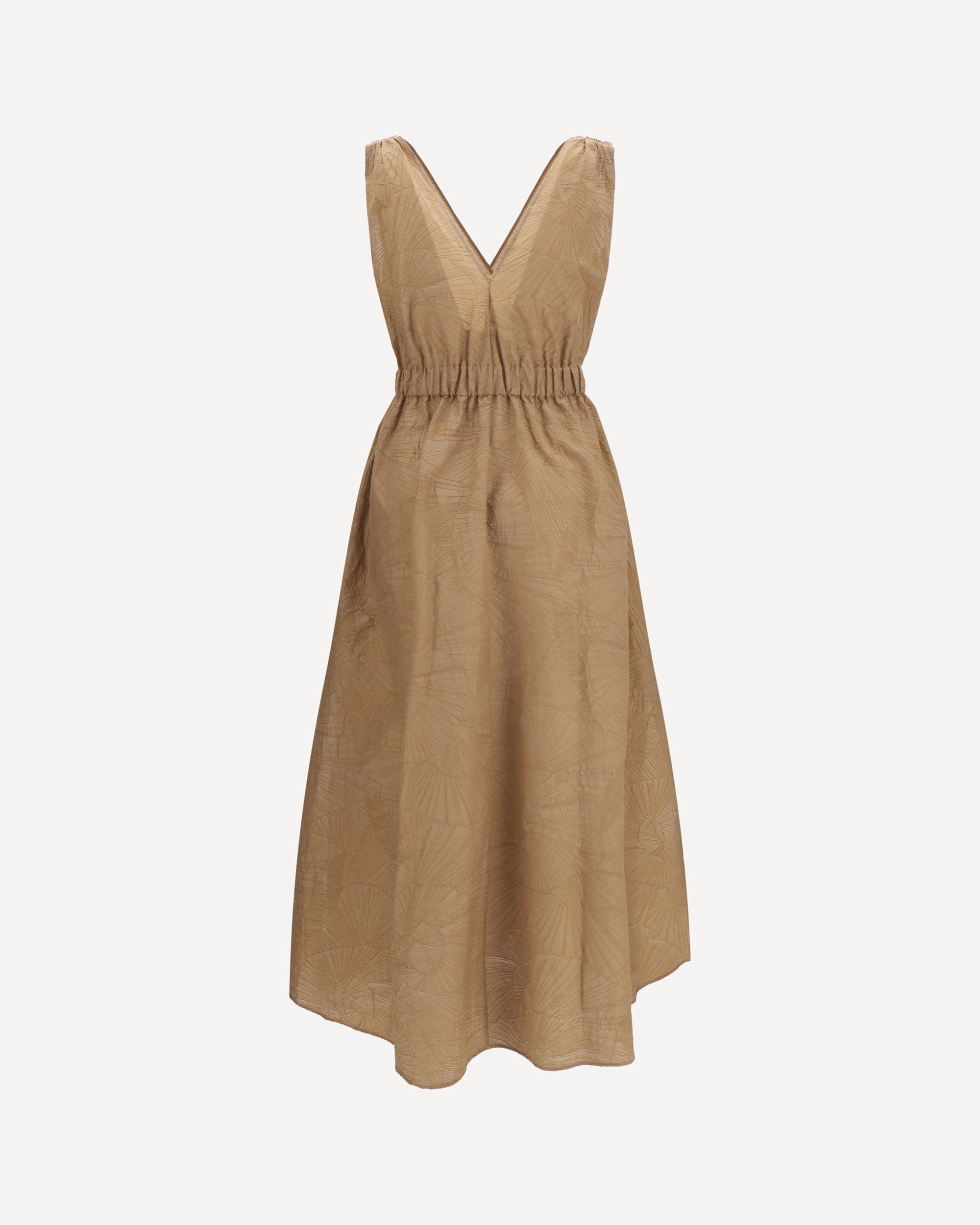 Brunello Cucinelli Midi Dress With Floral Motif - alternate view