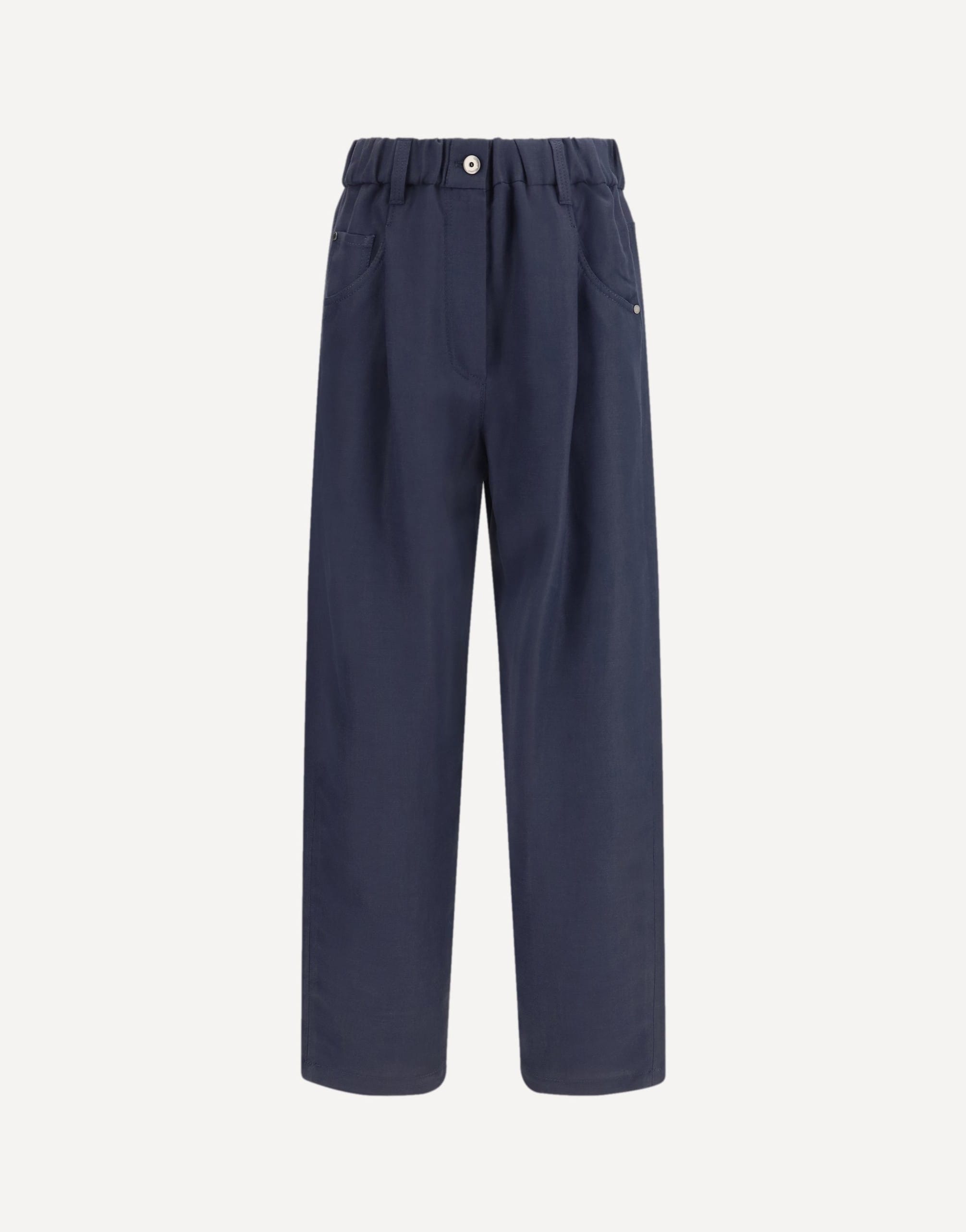 Brunello Cucinelli Mixed Linen Pants