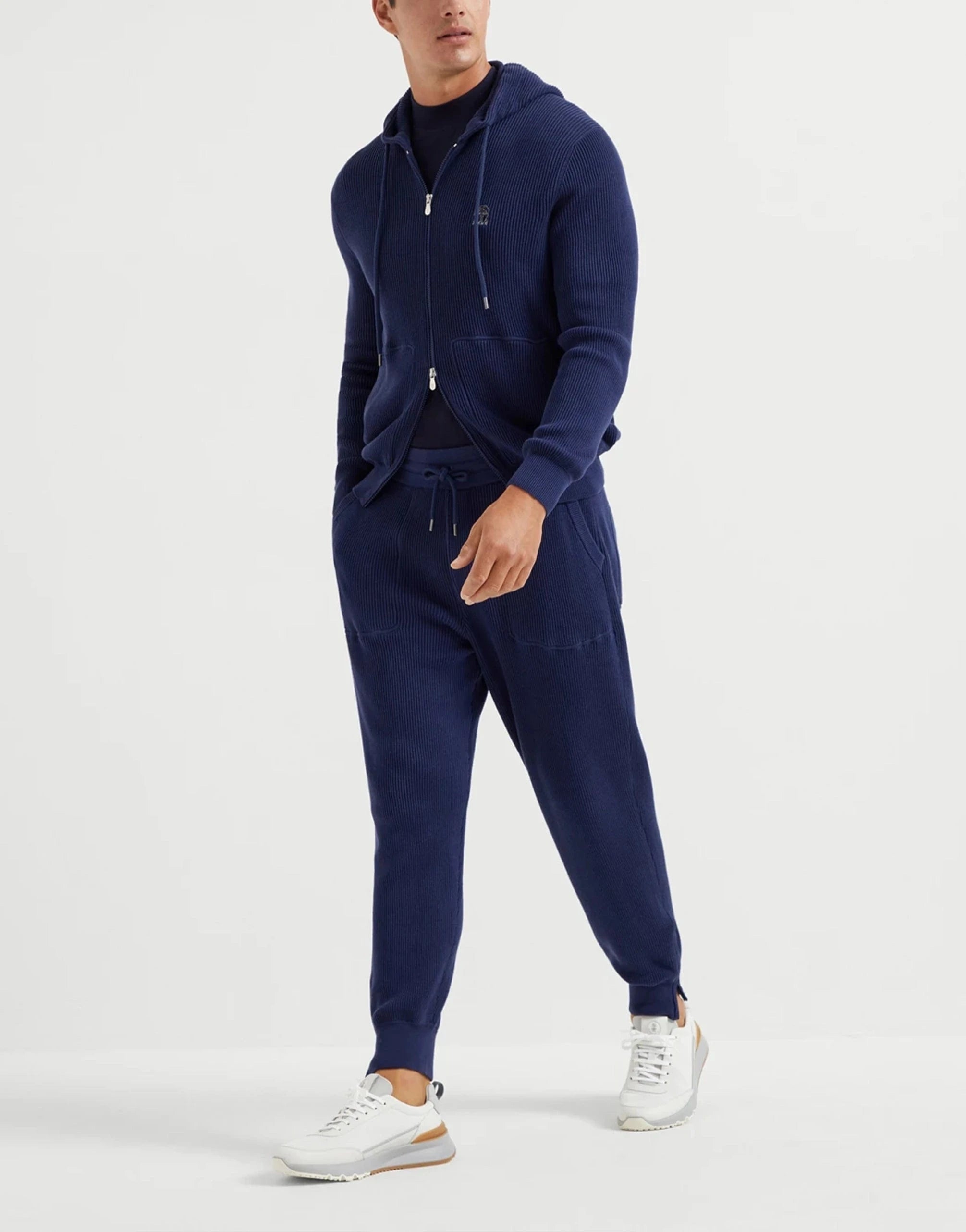 Brunello Cucinelli Mock-Neck Cotton T-Shirt