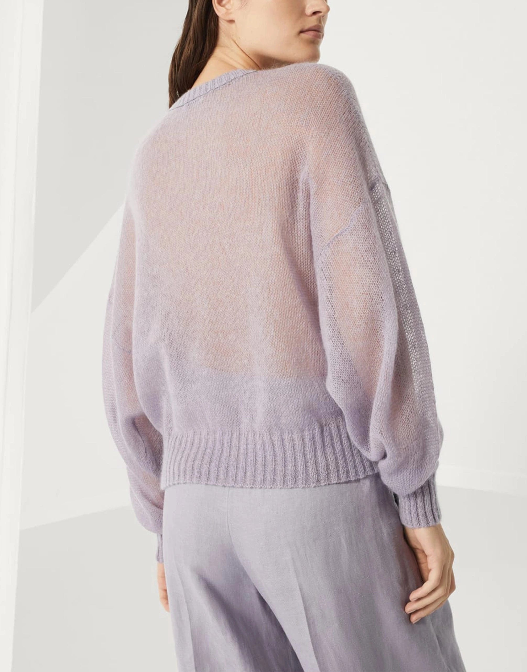 Brunello Cucinelli Mohair-Wool Blend Monili Sweater