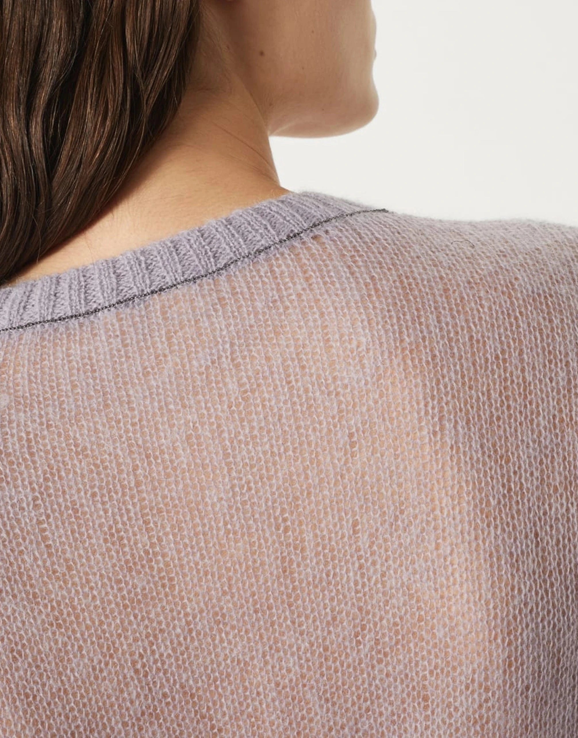 Brunello Cucinelli Mohair-Wool Blend Monili Sweater