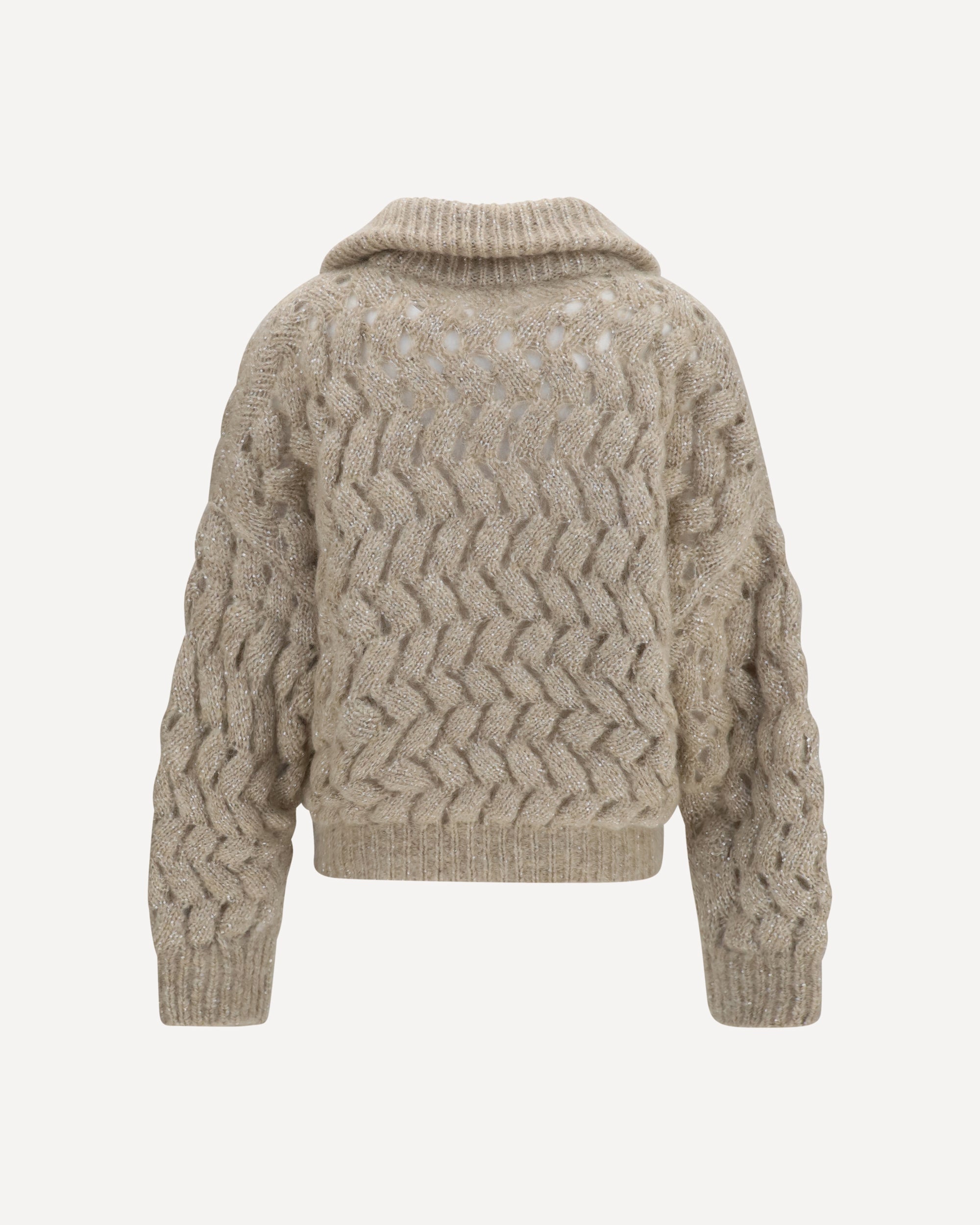 Brunello Cucinelli Mohair Wool Blend Cardigan - alternate view