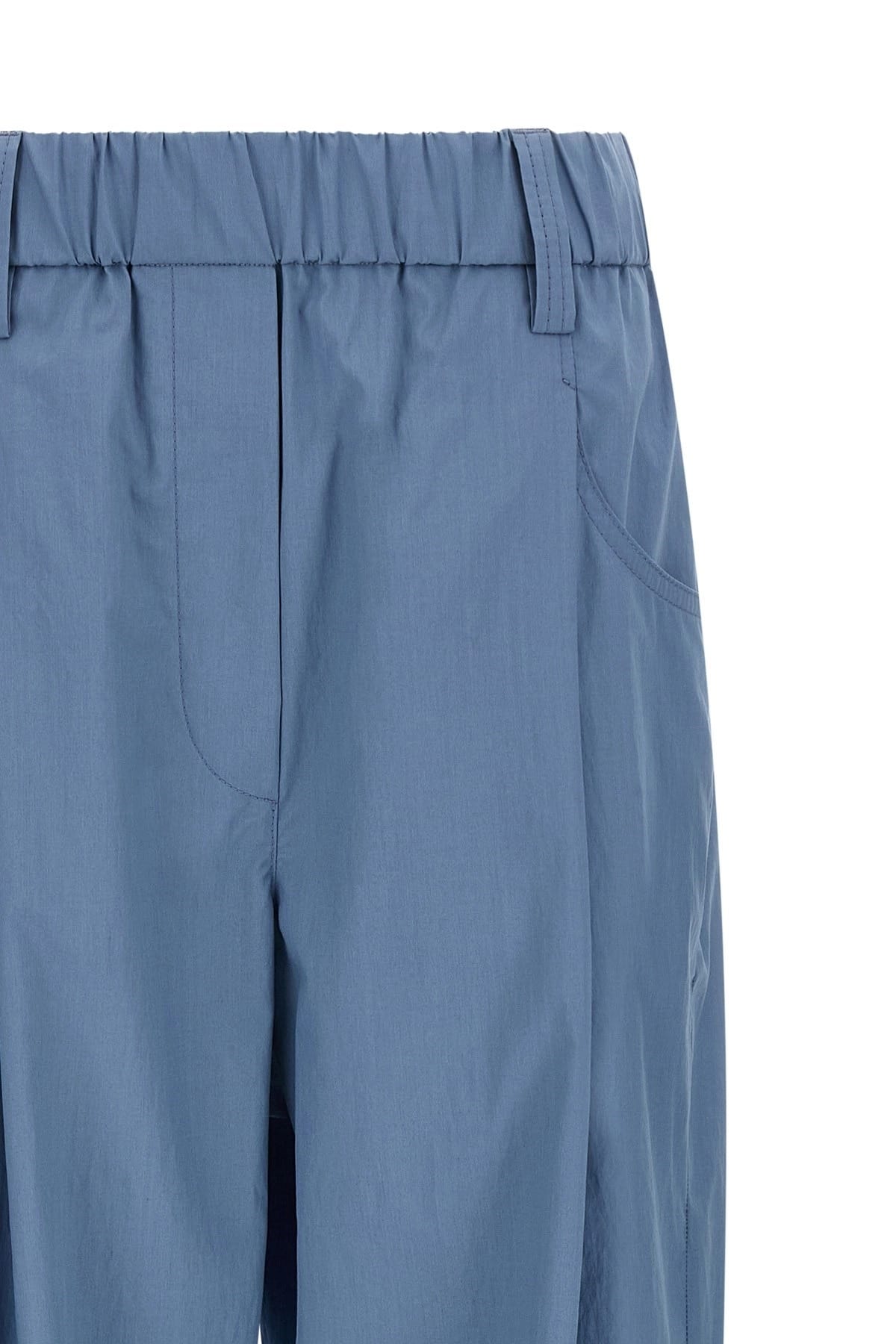 Brunello Cucinelli Brunello Cucinelli Monile Cotton Poplin Pants