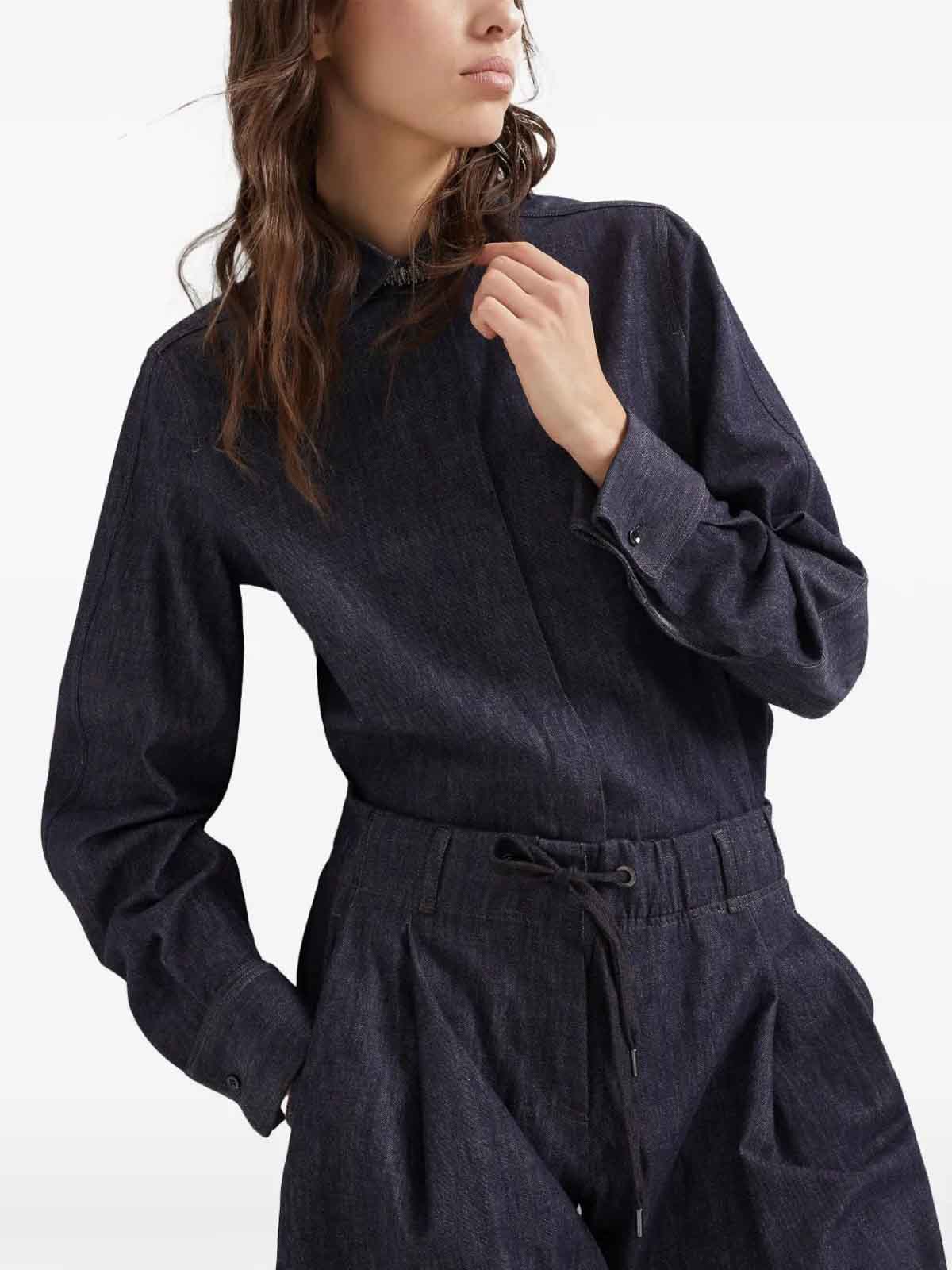 Brunello Cucinelli Monile Denim Shirt