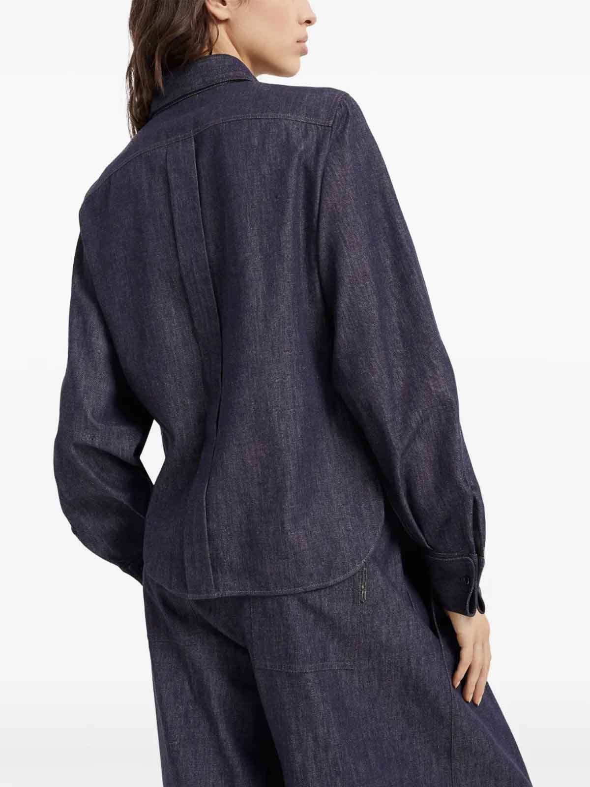 Brunello Cucinelli Monile Denim Shirt