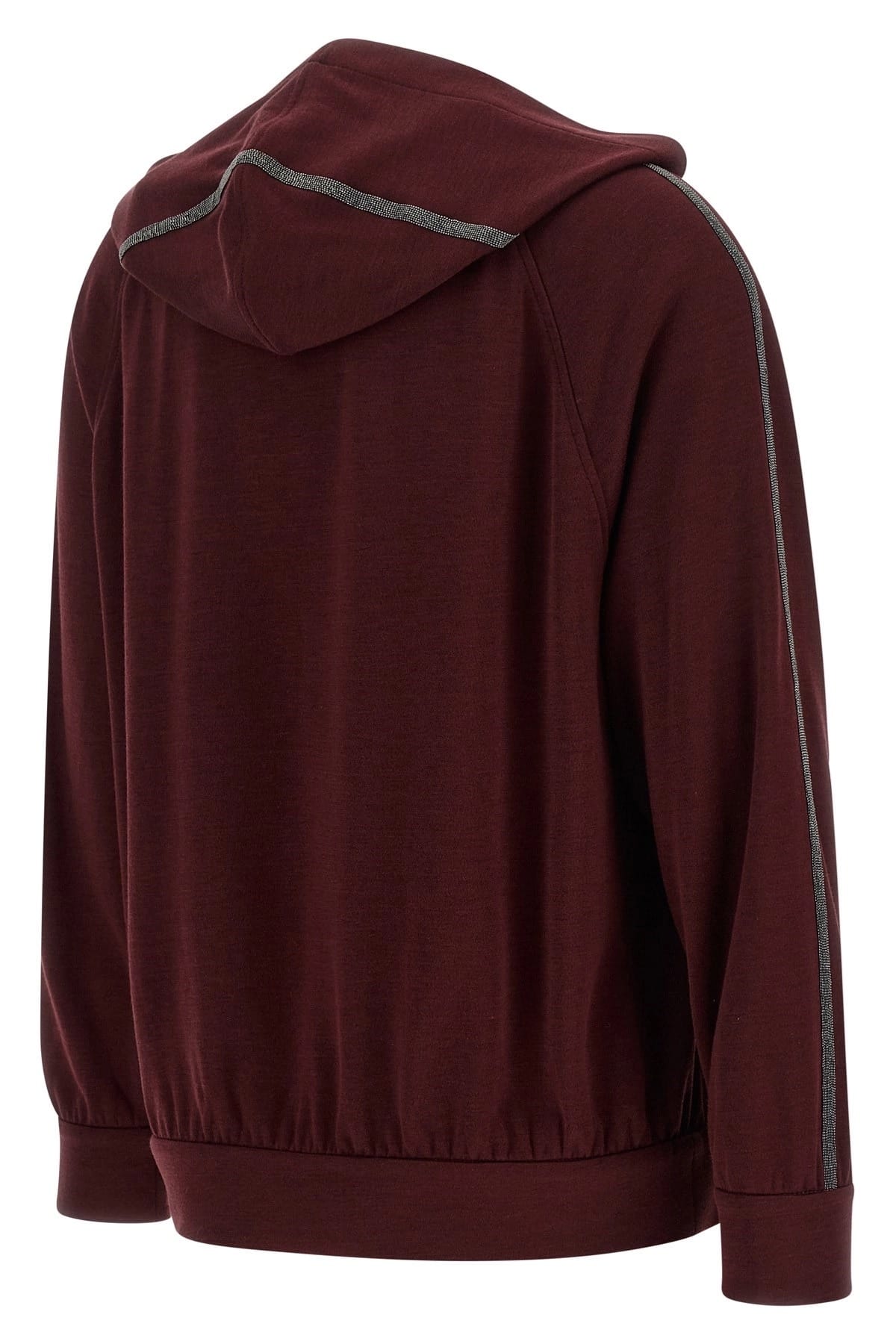 Brunello Cucinelli Brunello Cucinelli Monile Detail Zip Hoodie