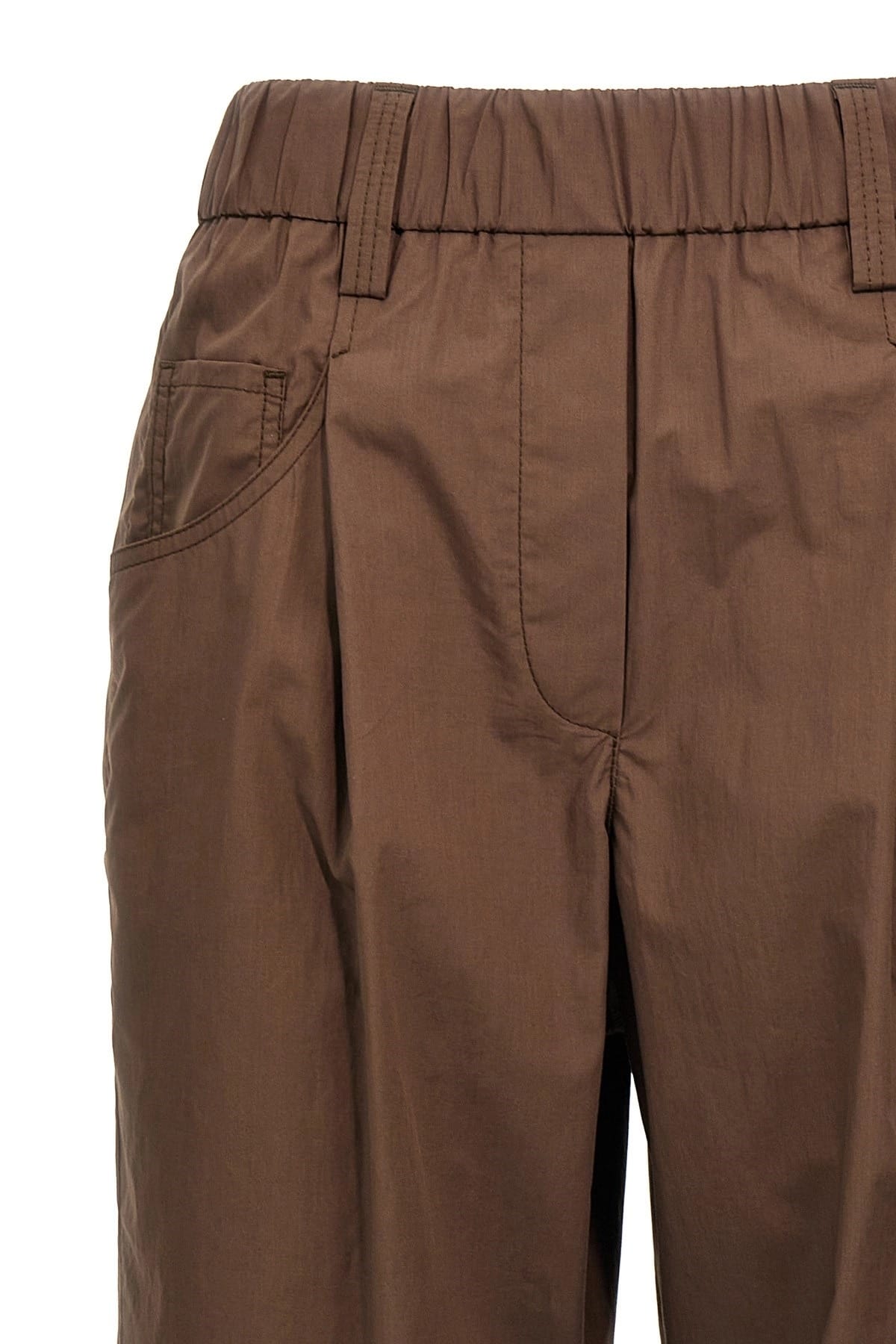 Brunello Cucinelli Brunello Cucinelli Monile Poplin Pants